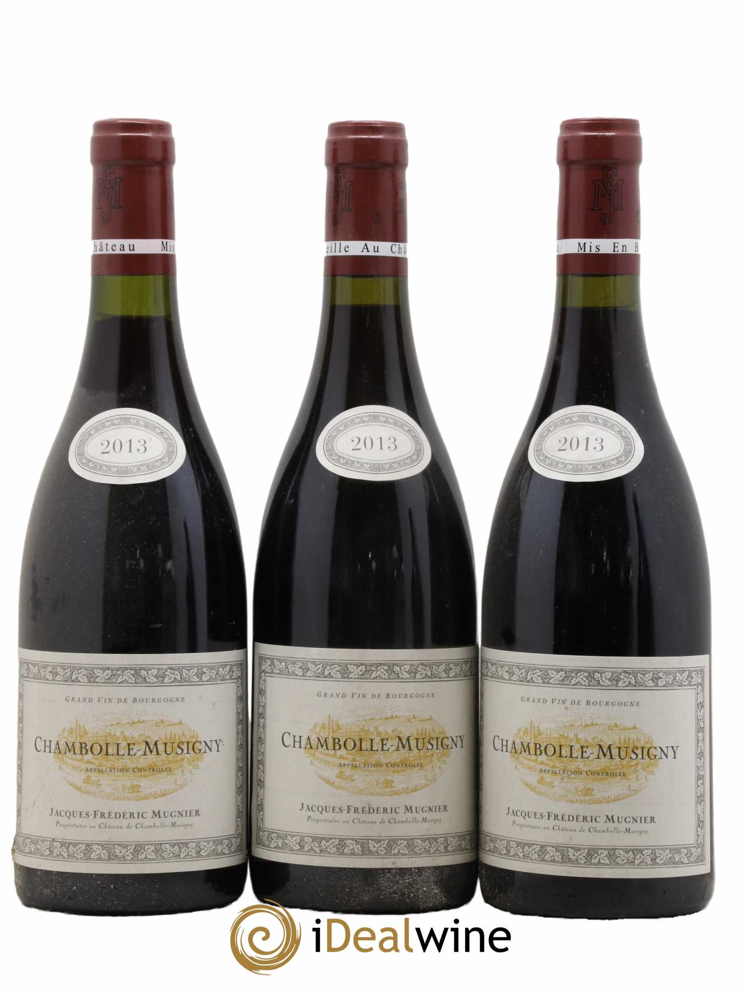 Chambolle-Musigny Jacques-Frédéric Mugnier 2013 - Lot de 3 bouteilles - 0