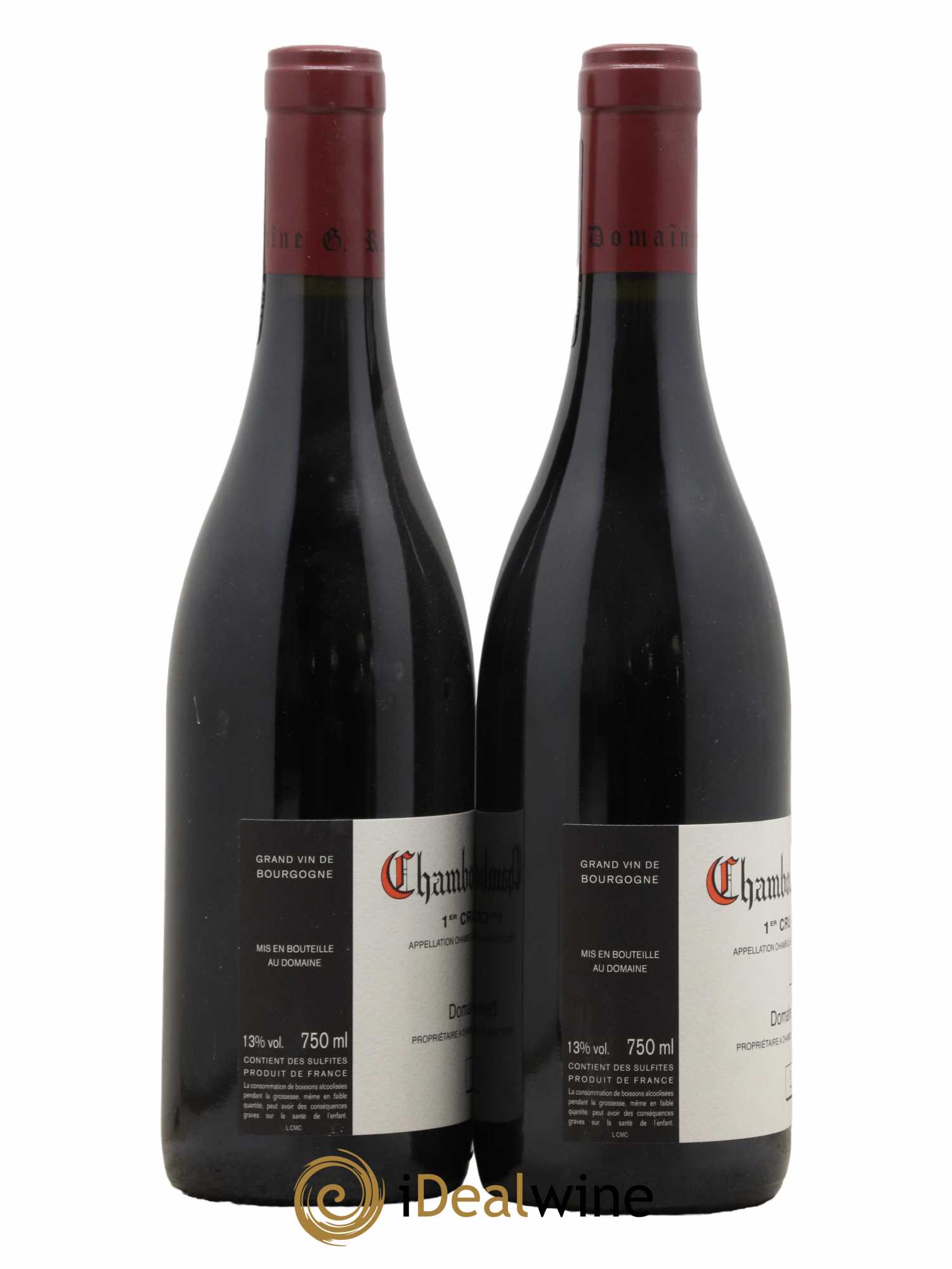 Chambolle-Musigny 1er Cru Les Cras Georges Roumier (Domaine) 2013 - Lot de 2 bouteilles - 1