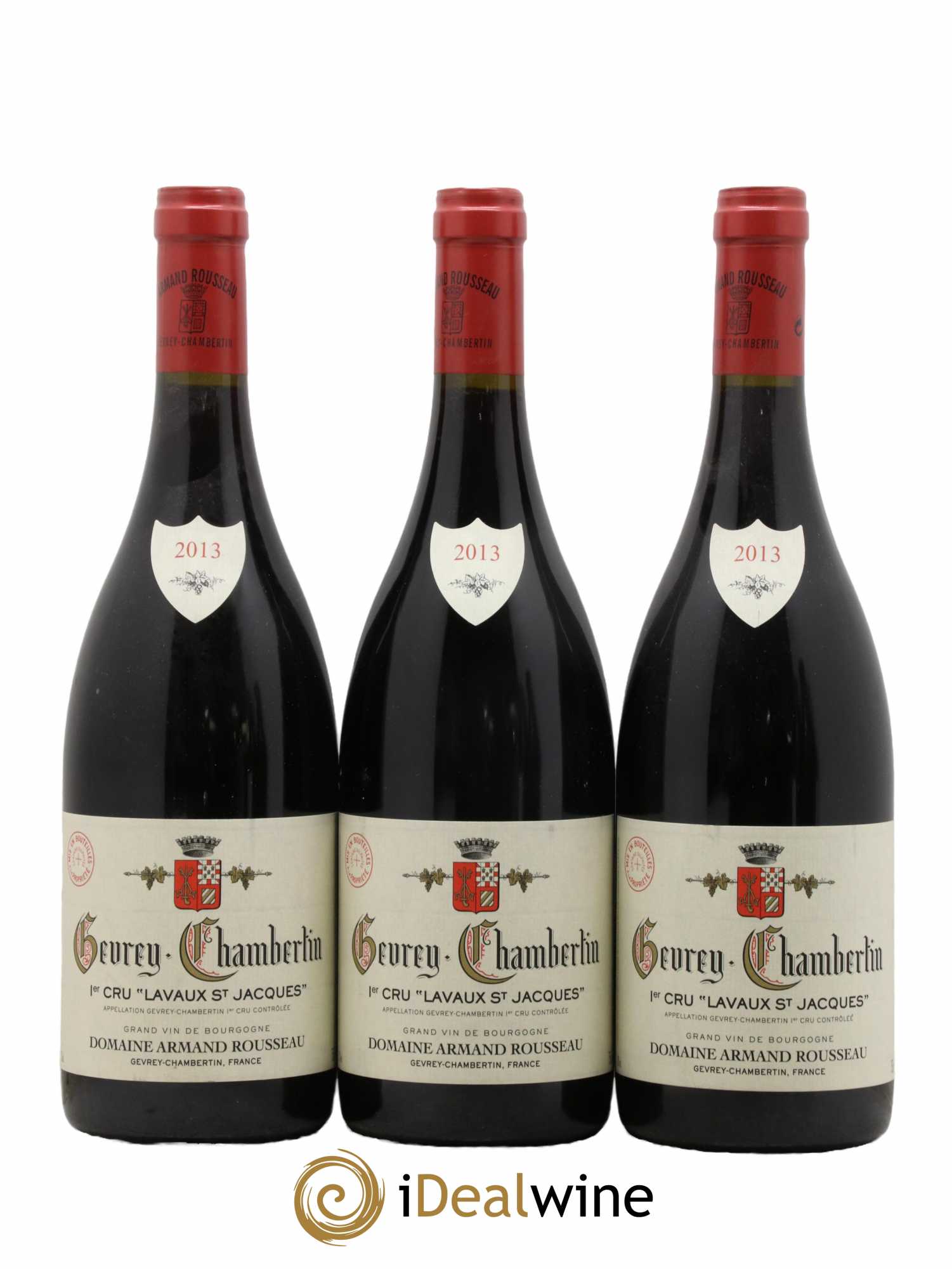 Gevrey-Chambertin 1er Cru Lavaux Saint Jacques Armand Rousseau (Domaine) 2013 - Lot de 3 bouteilles - 0