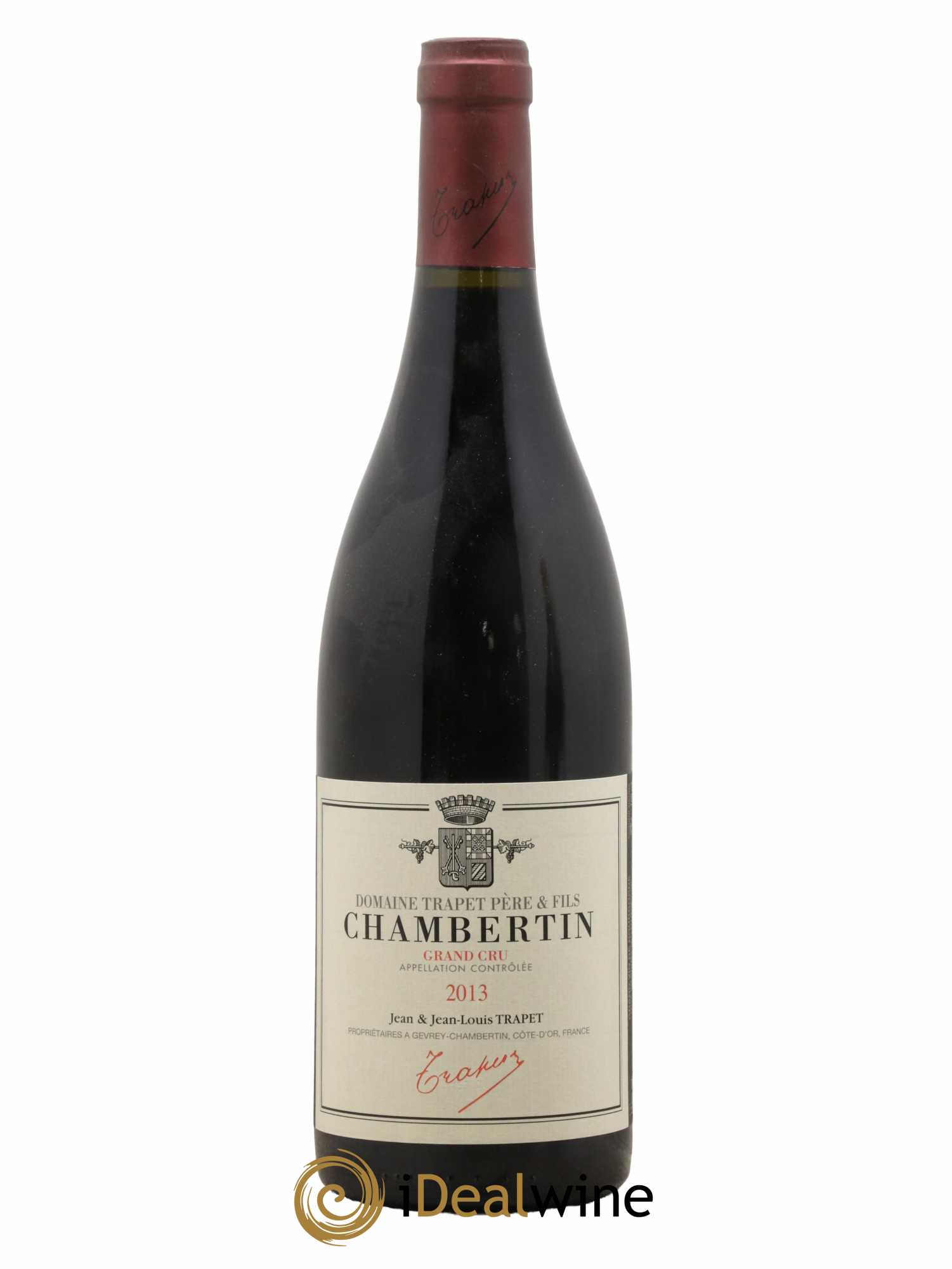 Chambertin Grand Cru Domaine Trapet 2013 - Lot de 1 bouteille - 0