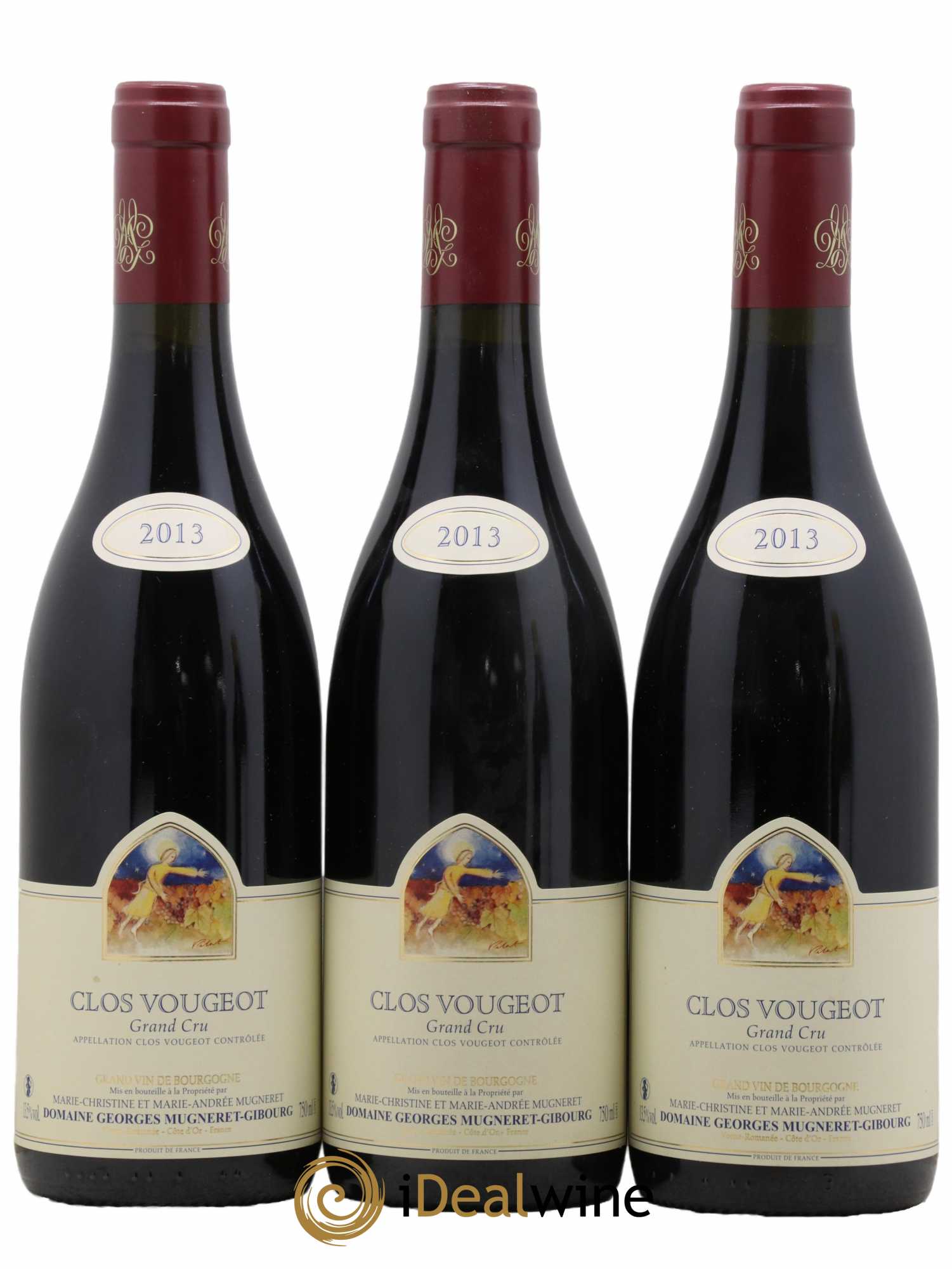 Clos de Vougeot Grand Cru Georges Mugneret-Gibourg (Domaine) 2013 - Lot de 3 bouteilles - 0