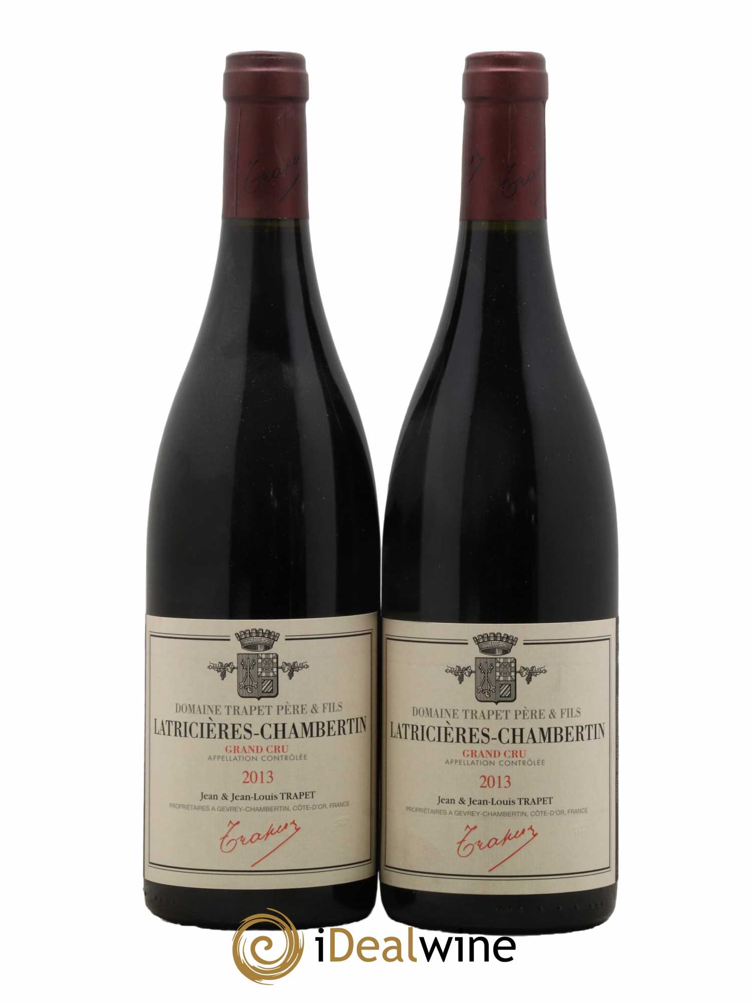Latricières-Chambertin Grand Cru Domaine Trapet 2013 - Lot de 2 bouteilles - 0
