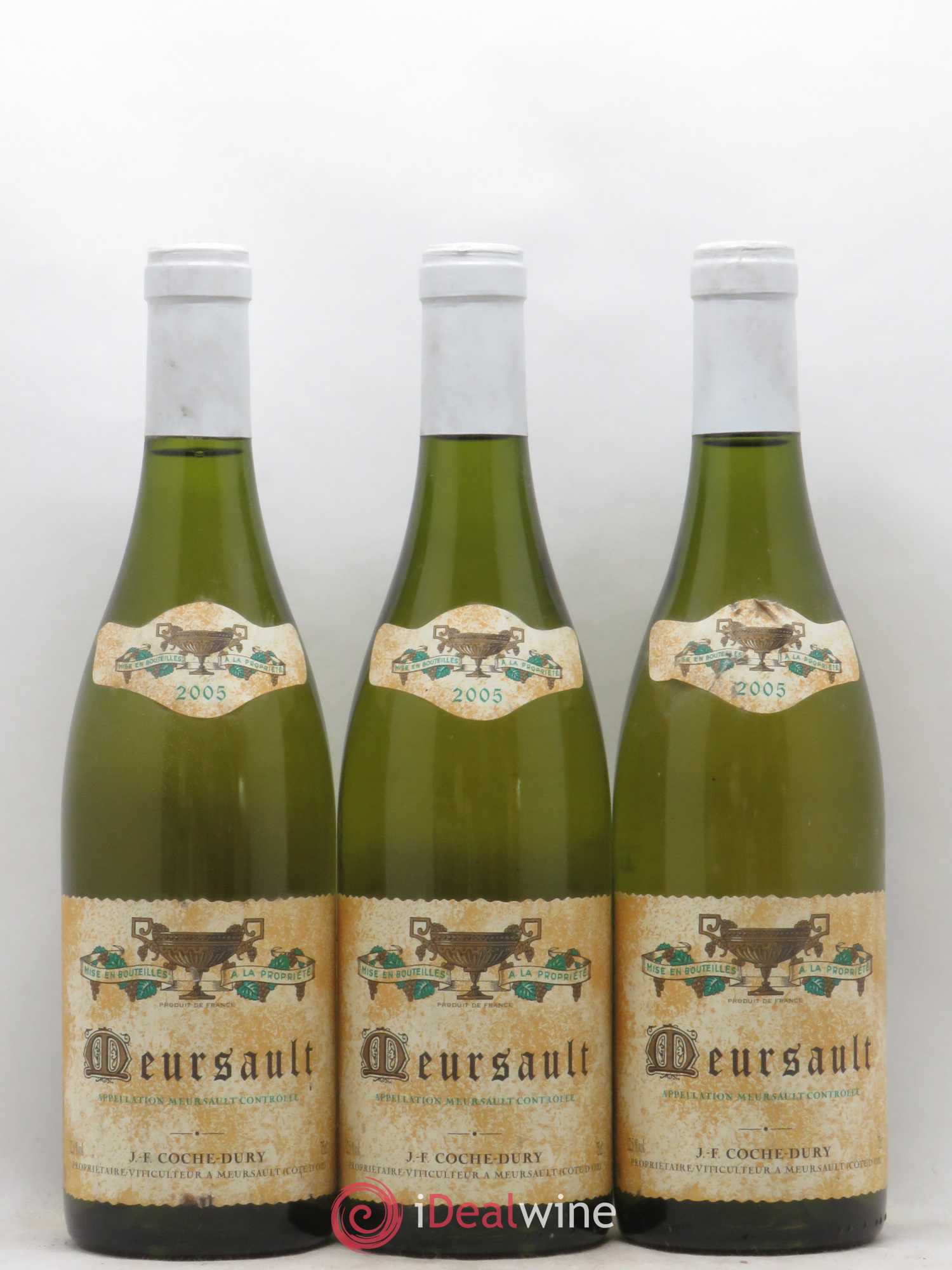 Meursault Coche Dury (Domaine) 2005 - Lot de 3 bouteilles - 0