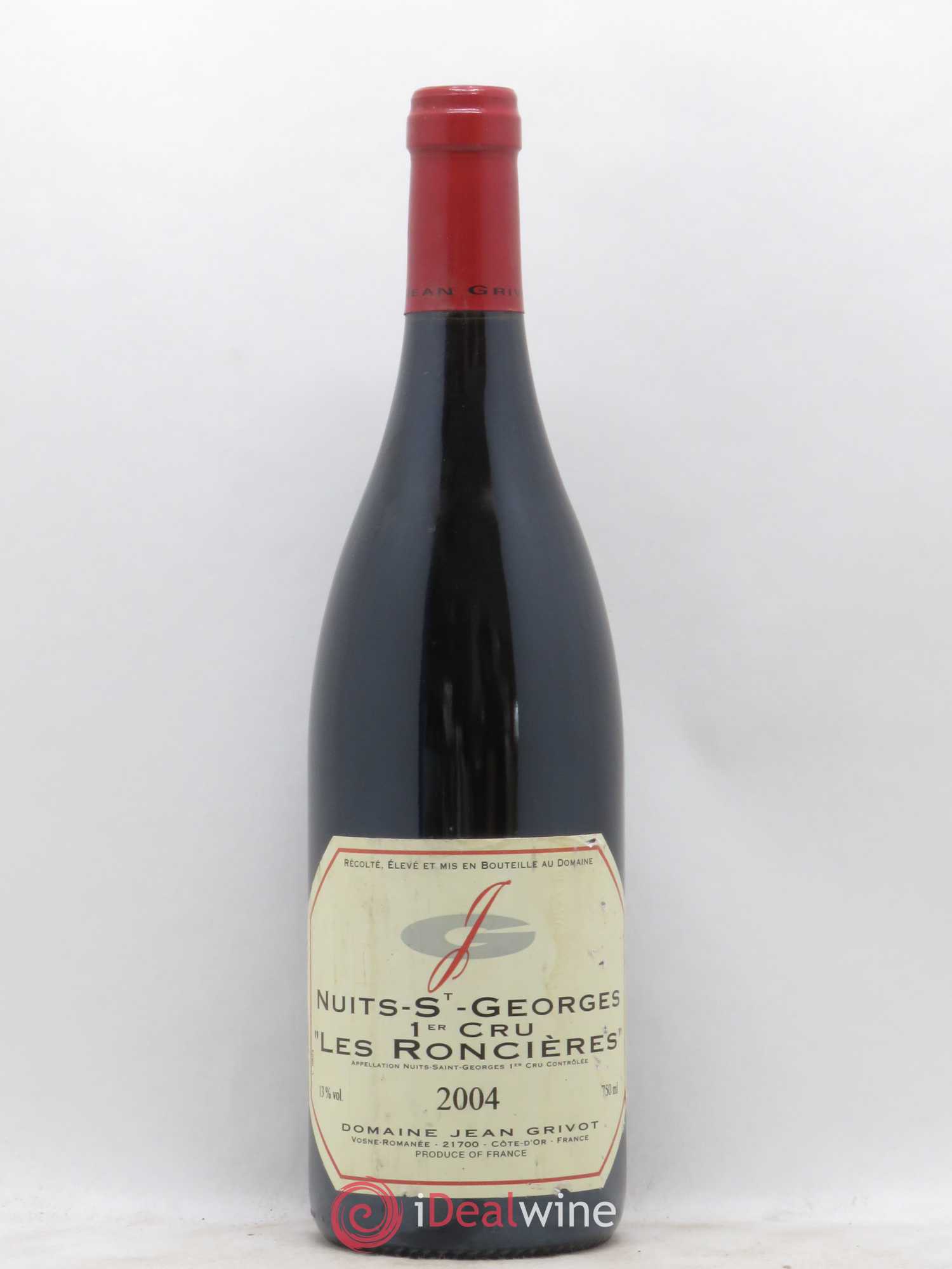 Nuits-Saint-Georges 1er Cru Roncière Jean Grivot 2004 - Lot de 1 bouteille - 0