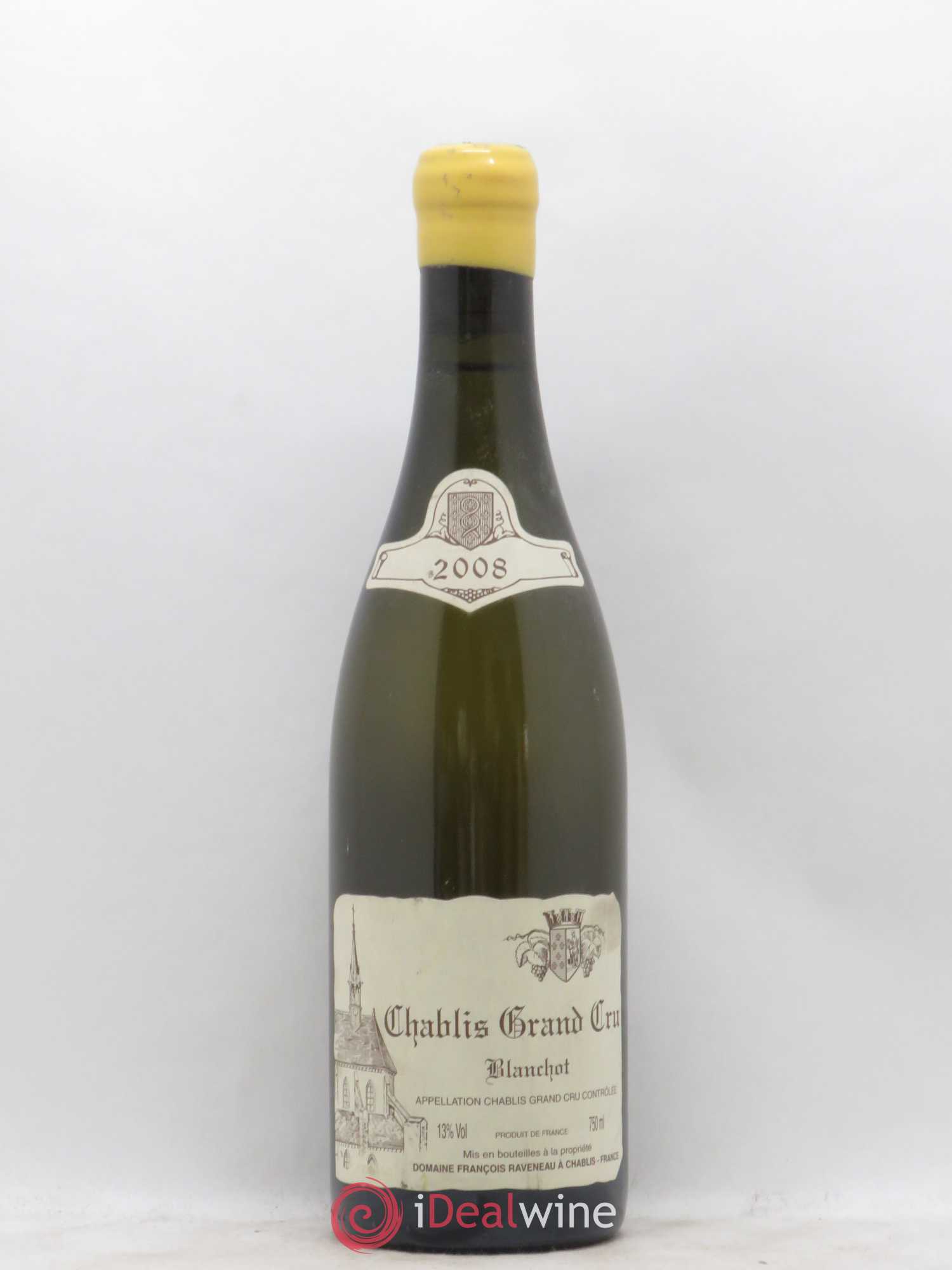 Chablis Grand Cru Blanchot Raveneau (Domaine) 2008 - Lot de 1 bouteille - 0