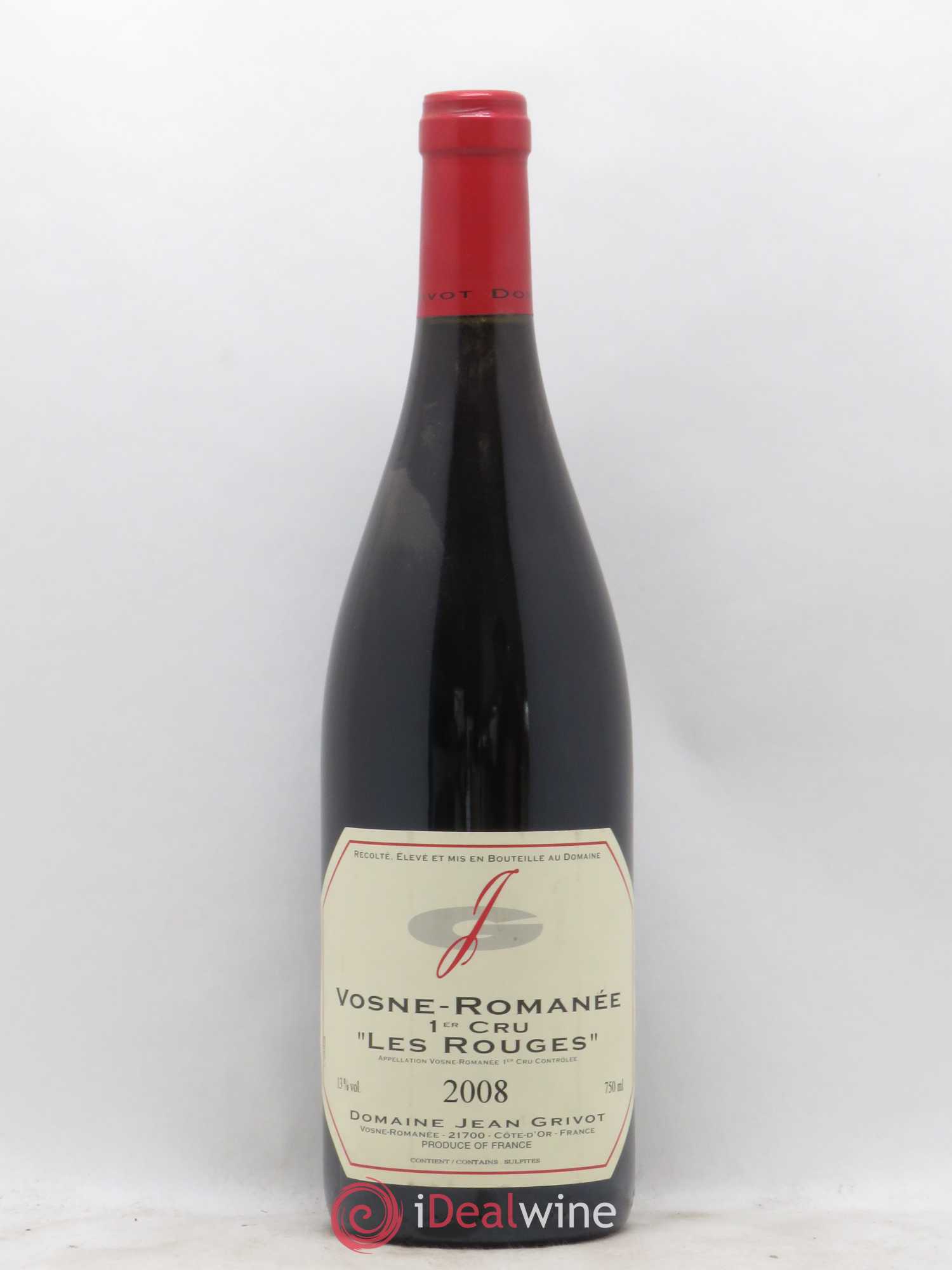 Vosne-Romanée 1er Cru Les Rouges Jean Grivot 2008 - Lotto di 1 bottiglia - 0