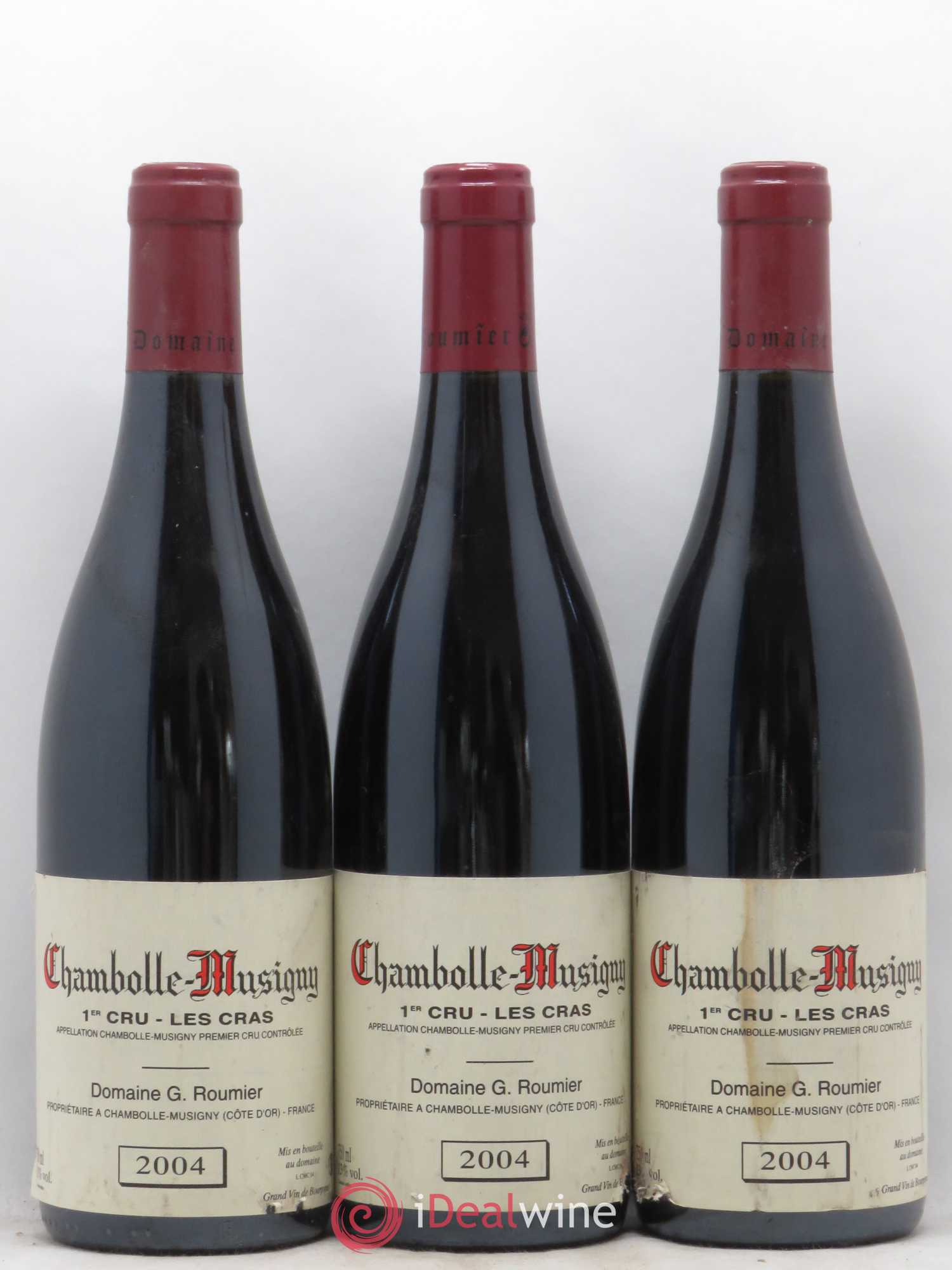 Chambolle-Musigny 1er Cru Les Cras Georges Roumier (Domaine) 2004 - Lot de 3 bouteilles - 0