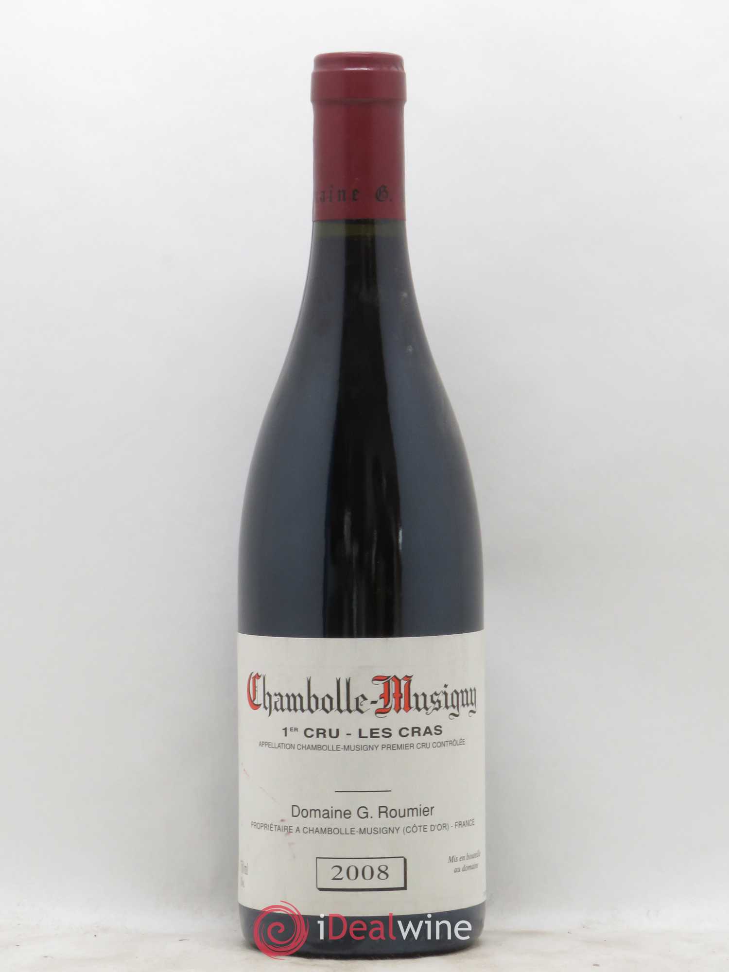 Chambolle-Musigny 1er Cru Les Cras Georges Roumier (Domaine) 2008 - Lot de 1 bouteille - 0