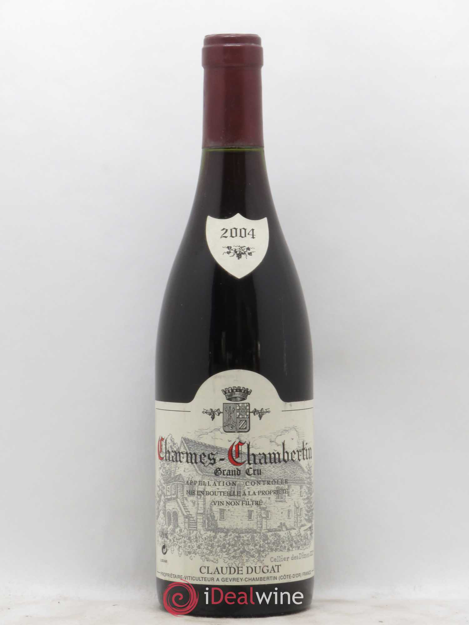 Charmes-Chambertin Grand Cru Claude Dugat 2004 - Lot de 1 bouteille - 0