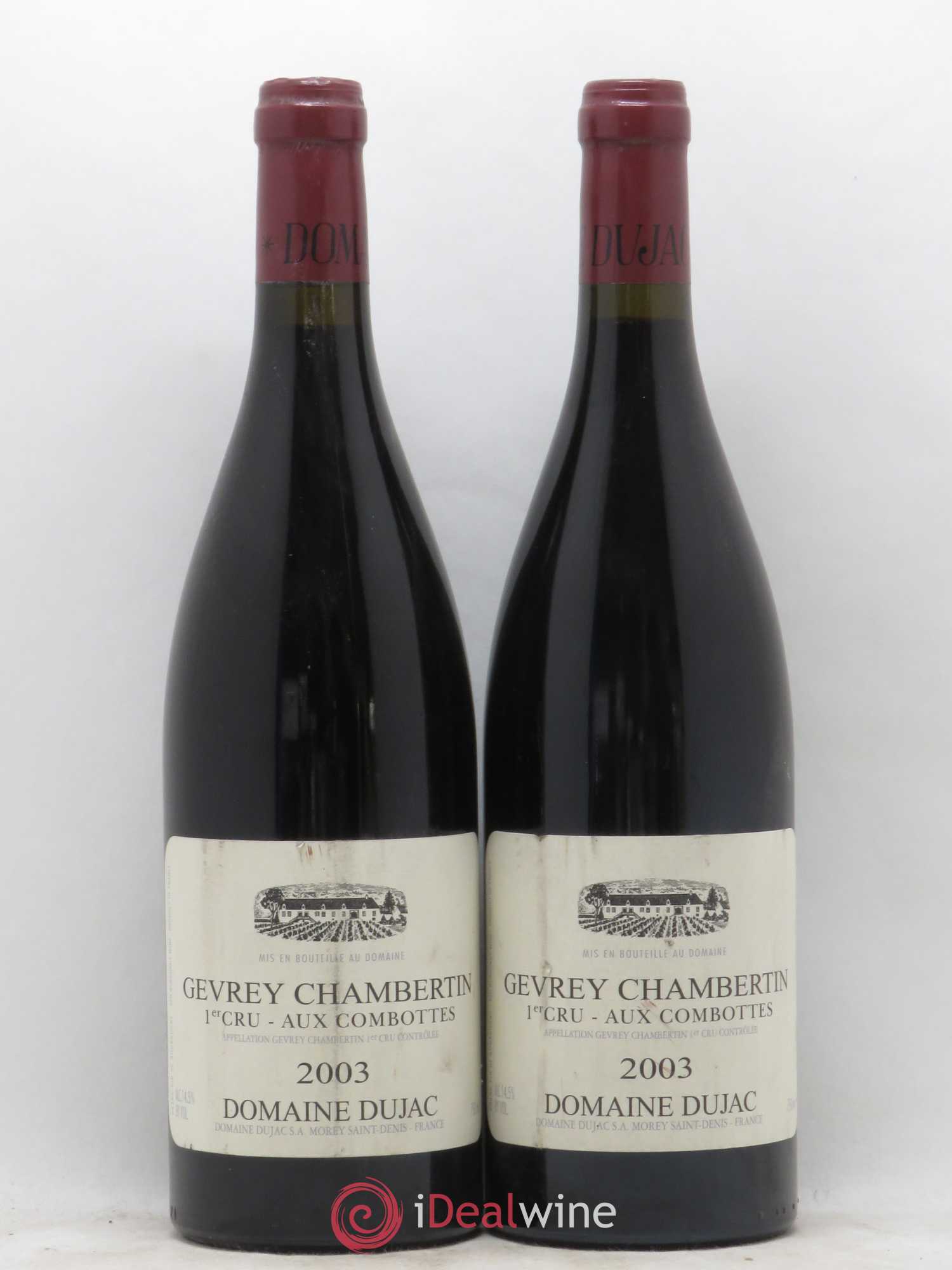 Gevrey-Chambertin 1er Cru Aux Combottes Dujac (Domaine) 2003 - Lot de 2 bouteilles - 0