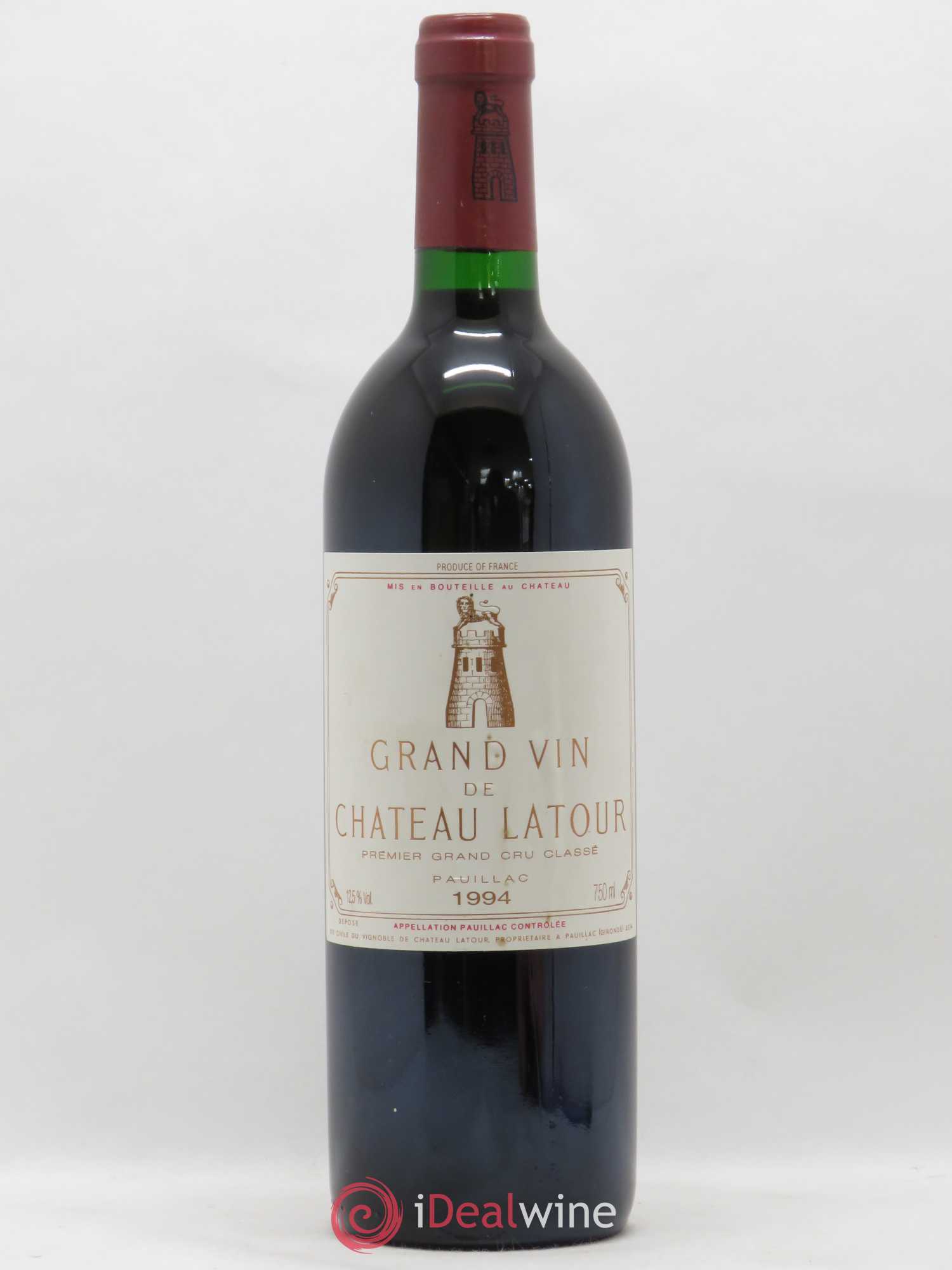 Château Latour 1er Grand Cru Classé 1994 - Lot de 1 bouteille - 0
