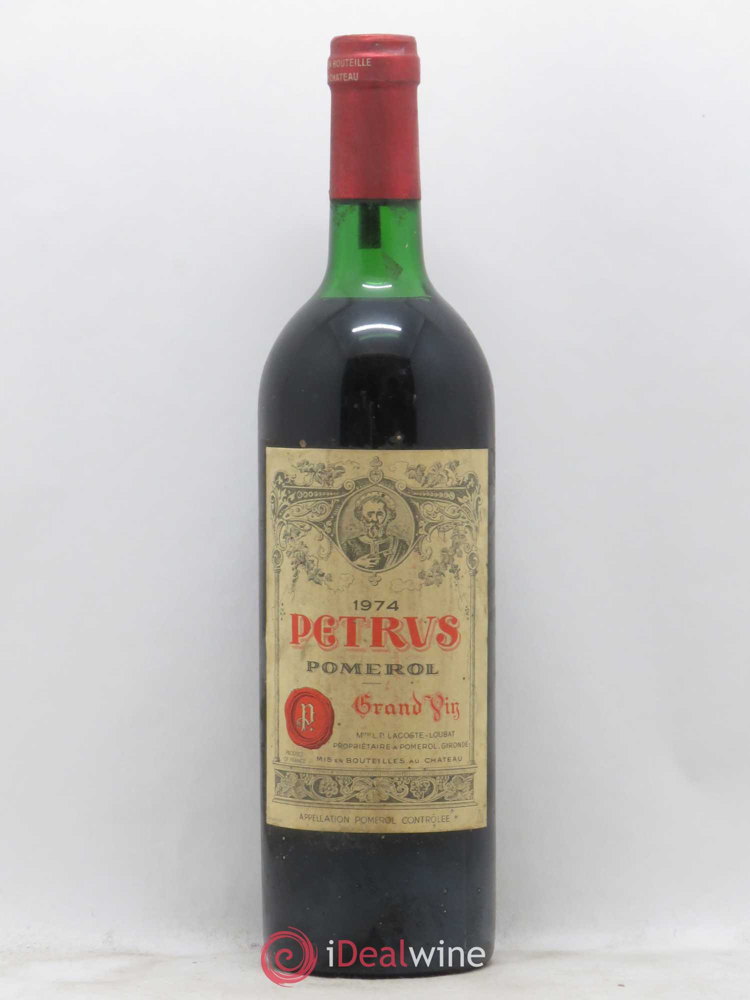 Petrus 1974 - Lot de 1 bouteille - 0