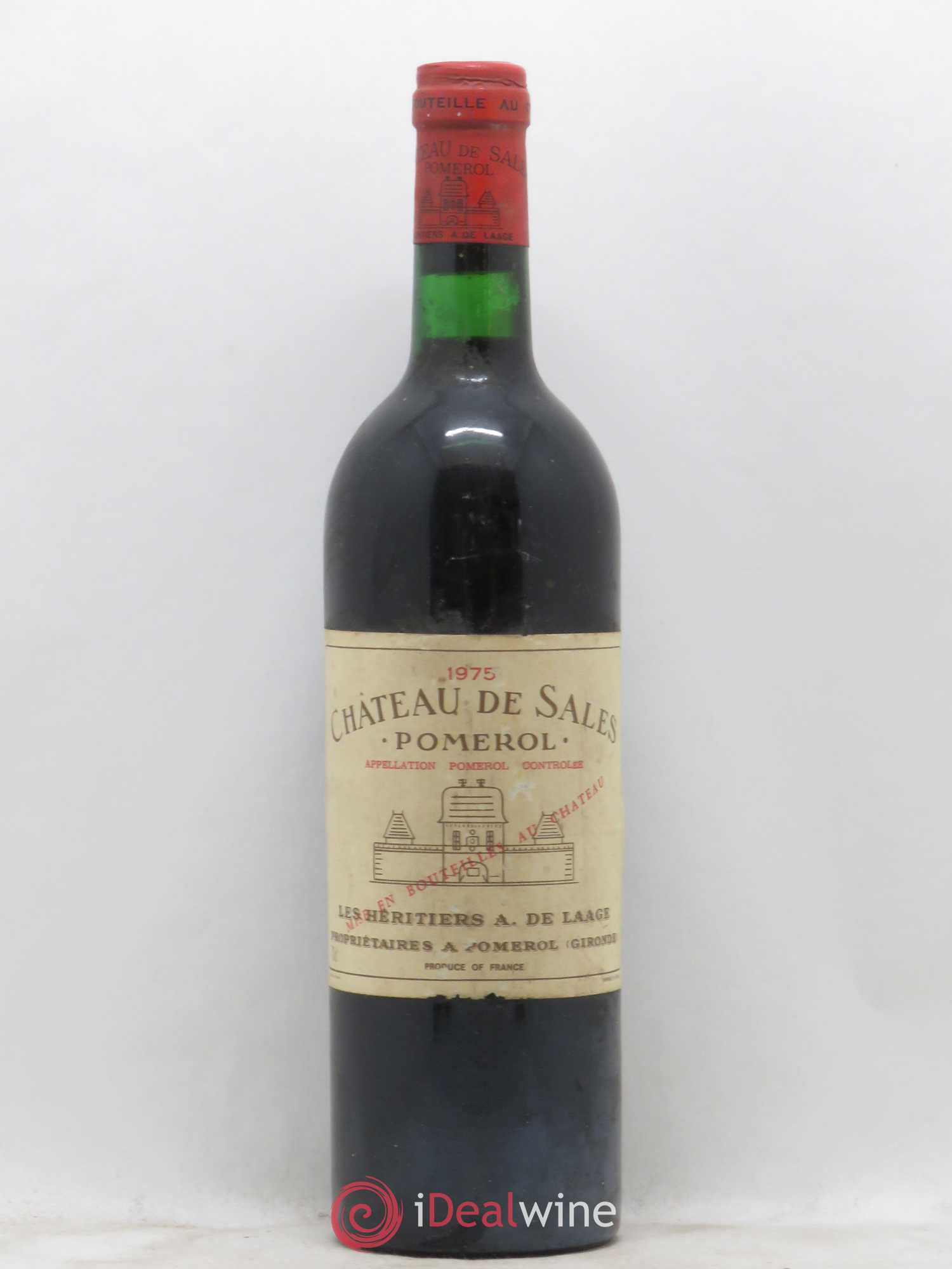 Château de Sales 1975 - Lot de 1 bouteille - 0