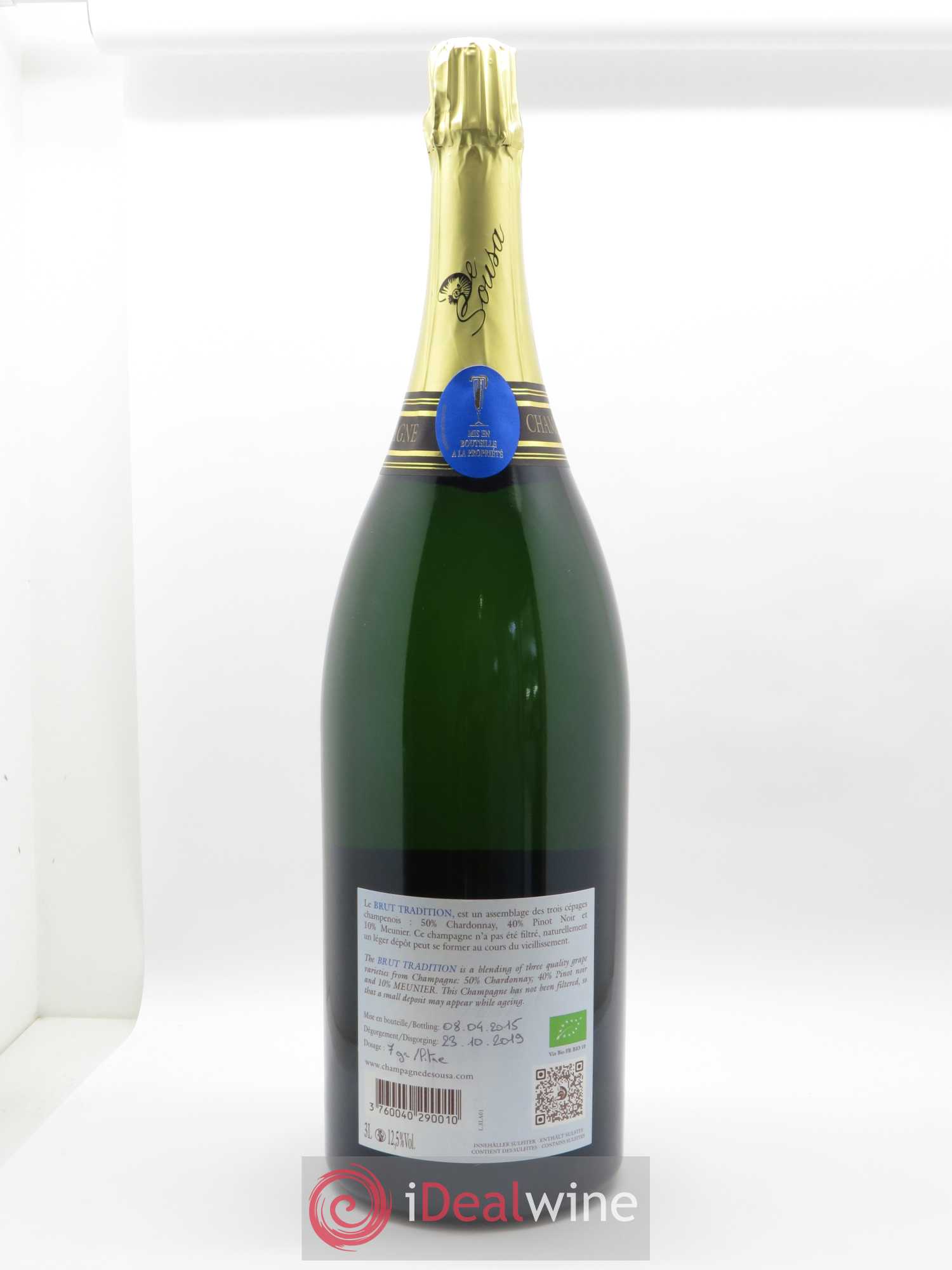 Tradition Brut De Sousa - Lot de 1 double magnum - 2