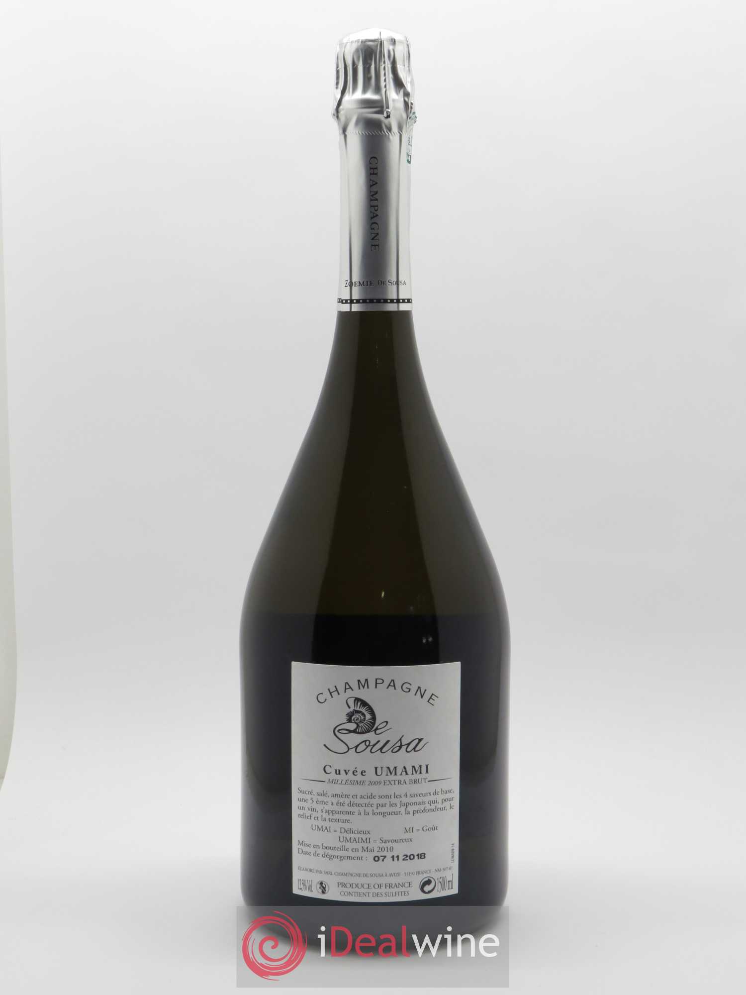 Cuvée Umami Extrat Brut De Sousa 2009 - Lot de 1 magnum - 2