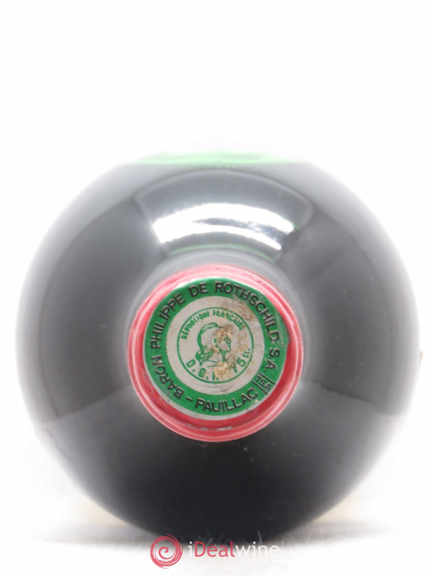 Château Mouton Rothschild 1er Grand Cru Classé 1976 - Lot de 1 bouteille - 1