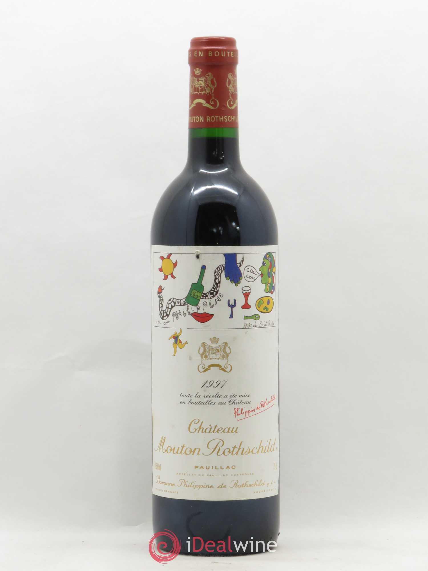 Château Mouton Rothschild 1er Grand Cru Classé 1997 - Lot de 1 bouteille - 0