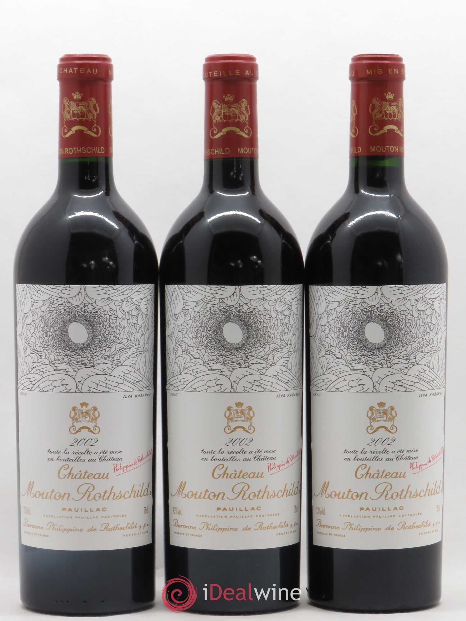 Château Mouton Rothschild 1er Grand Cru Classé 2002 - Lot de 6 bouteilles - 3
