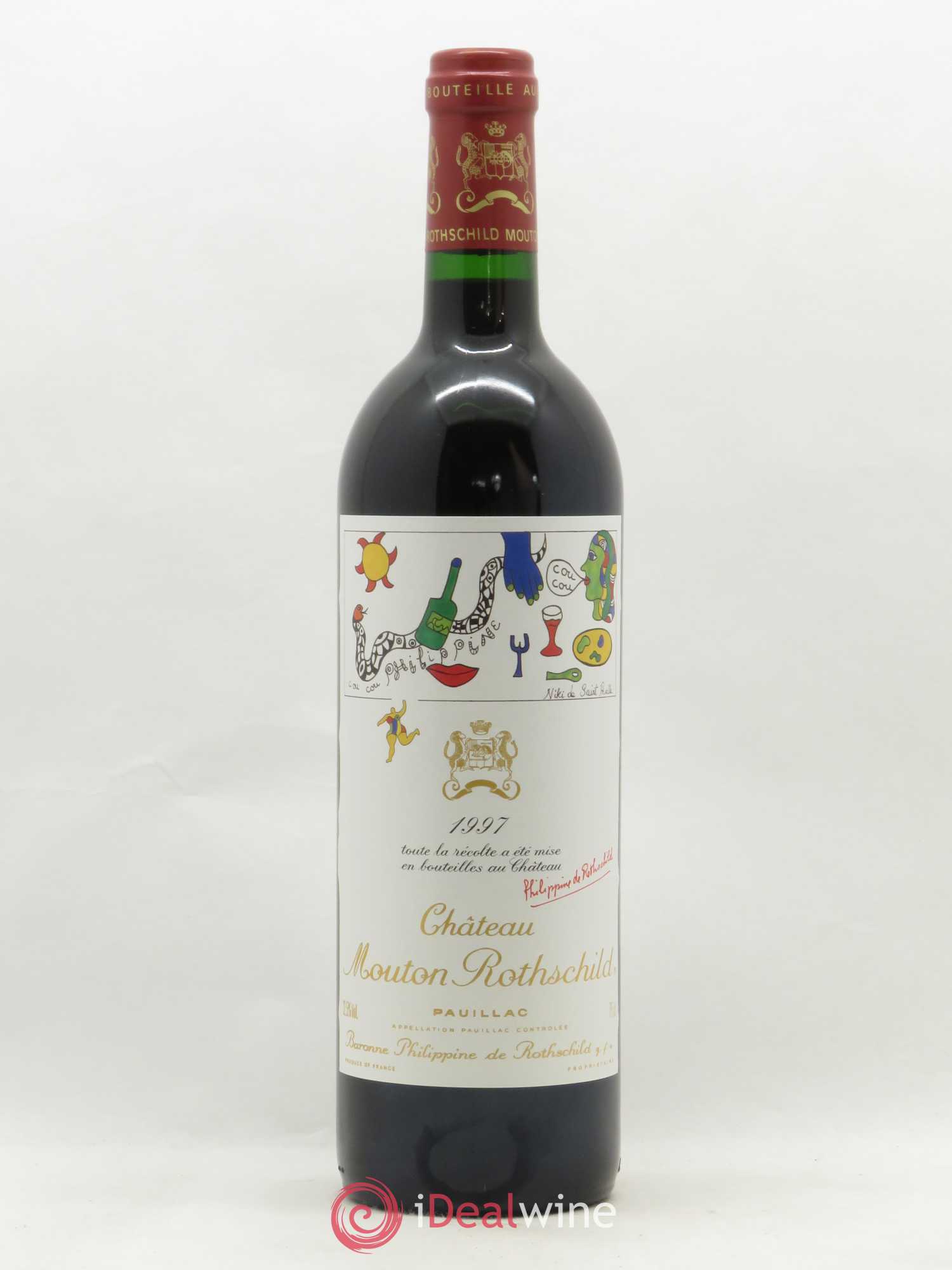 Château Mouton Rothschild 1er Grand Cru Classé 1997 - Lot de 1 bouteille - 0