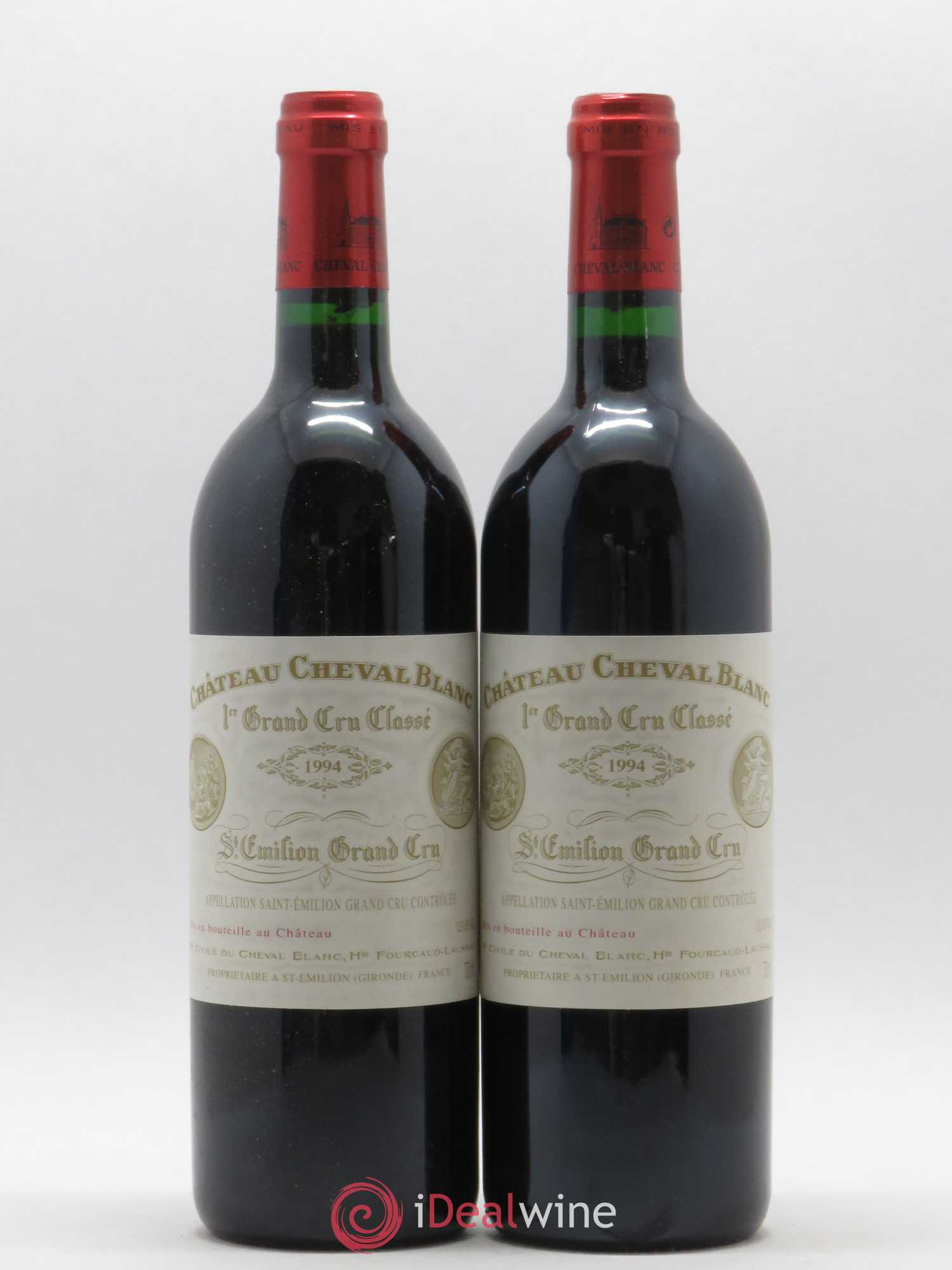 Château Cheval Blanc 1er Grand Cru Classé A 1994 - Lot de 2 bouteilles - 0