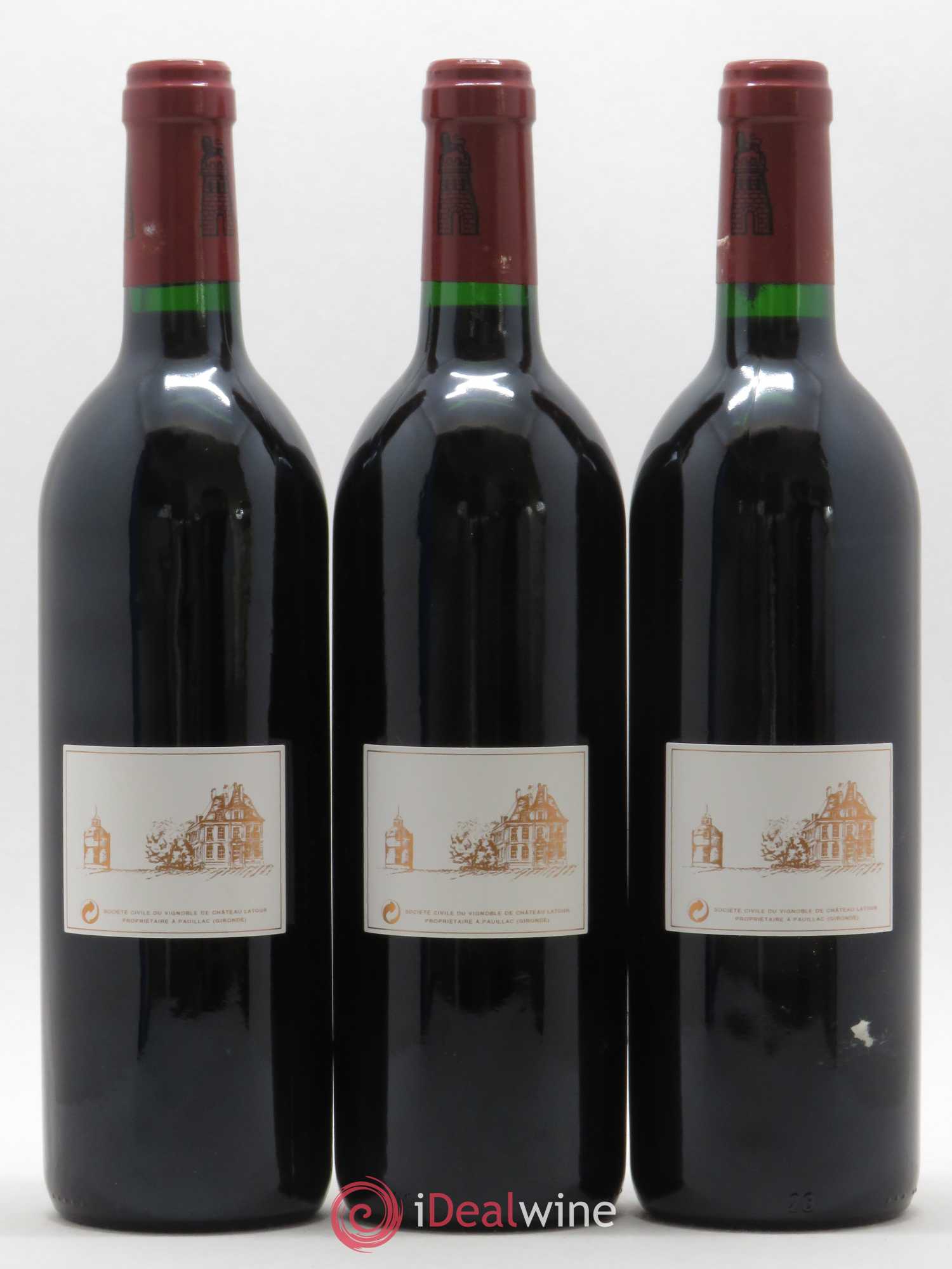 Château Latour 1er Grand Cru Classé 1994 - Lot de 3 bouteilles - 1