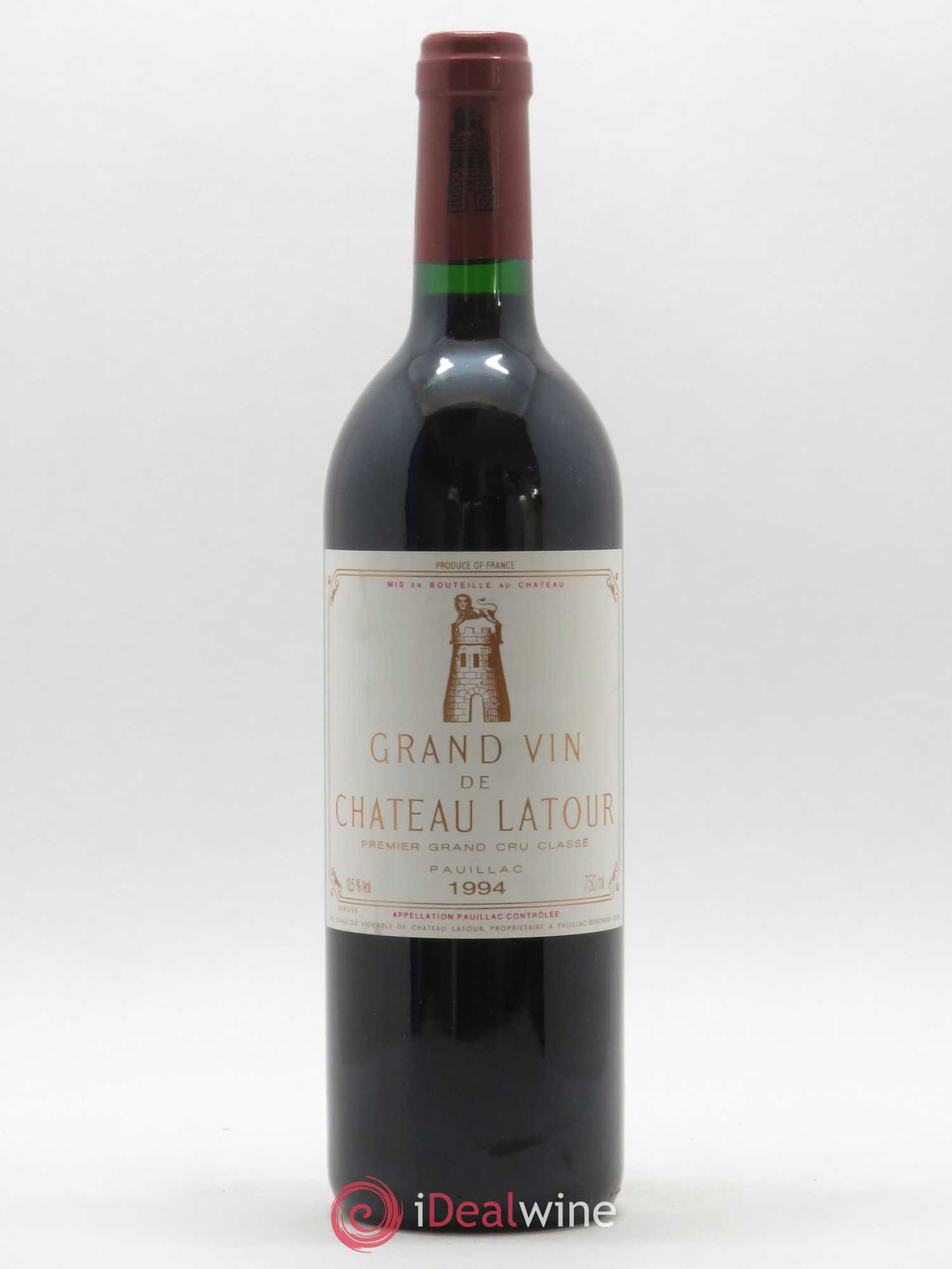 Château Latour 1er Grand Cru Classé 1994 - Lot de 1 bouteille - 0