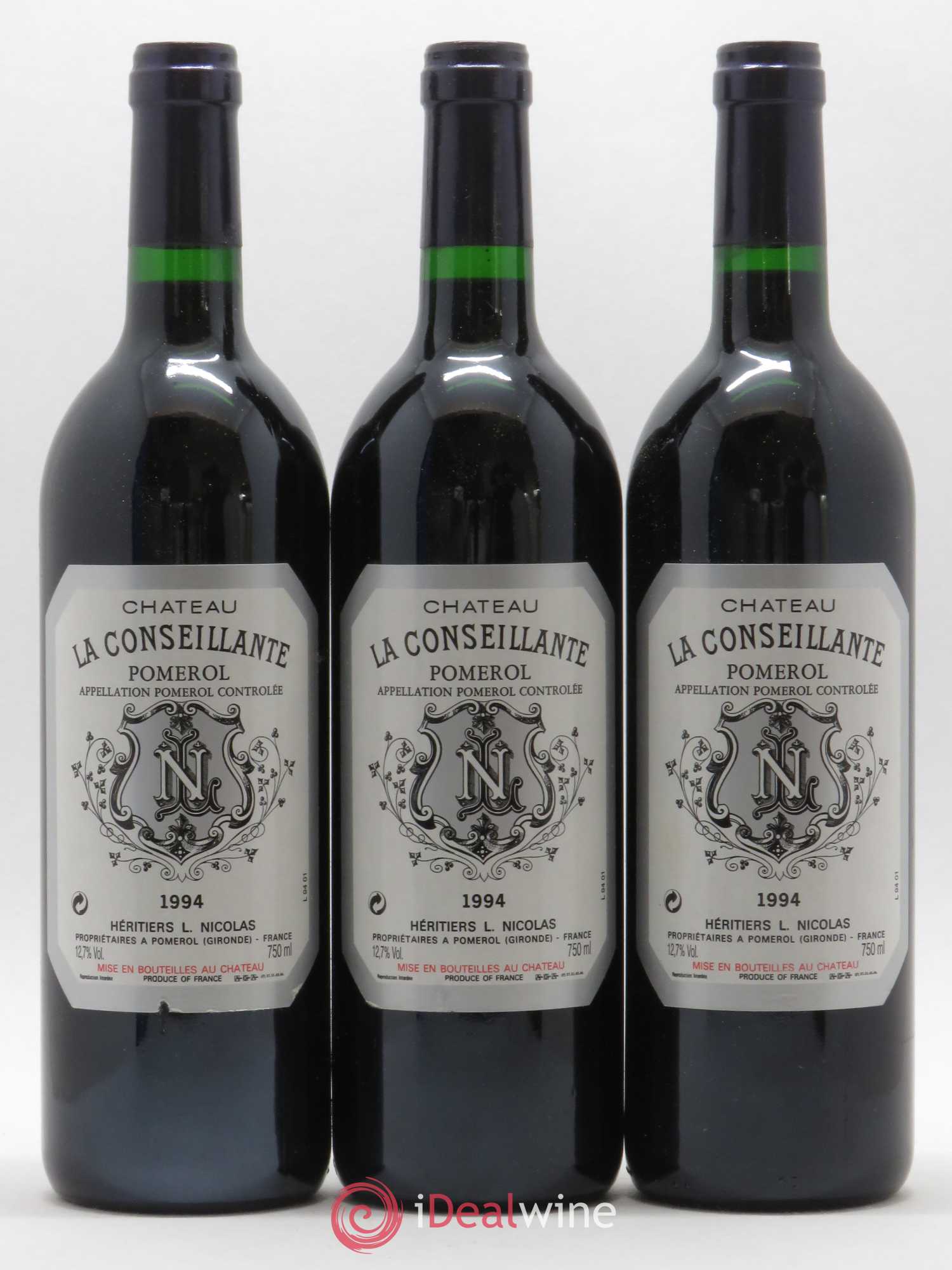 Château la Conseillante 1994 - Lot de 3 bouteilles - 0