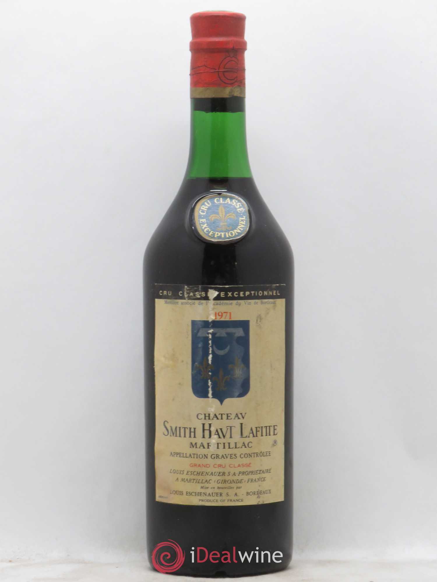 Château Smith Haut Lafitte Cru Classé de Graves 1971 - Lot de 1 bouteille - 0