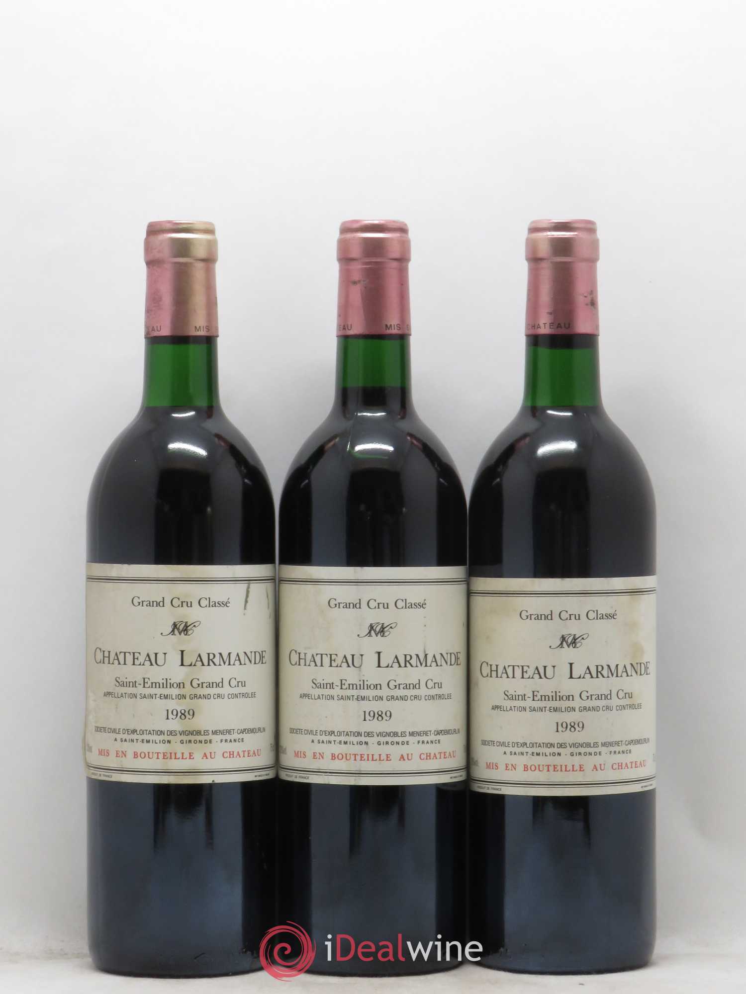 Château Larmande Grand Cru Classé 1989 - Lot de 6 bouteilles - 2