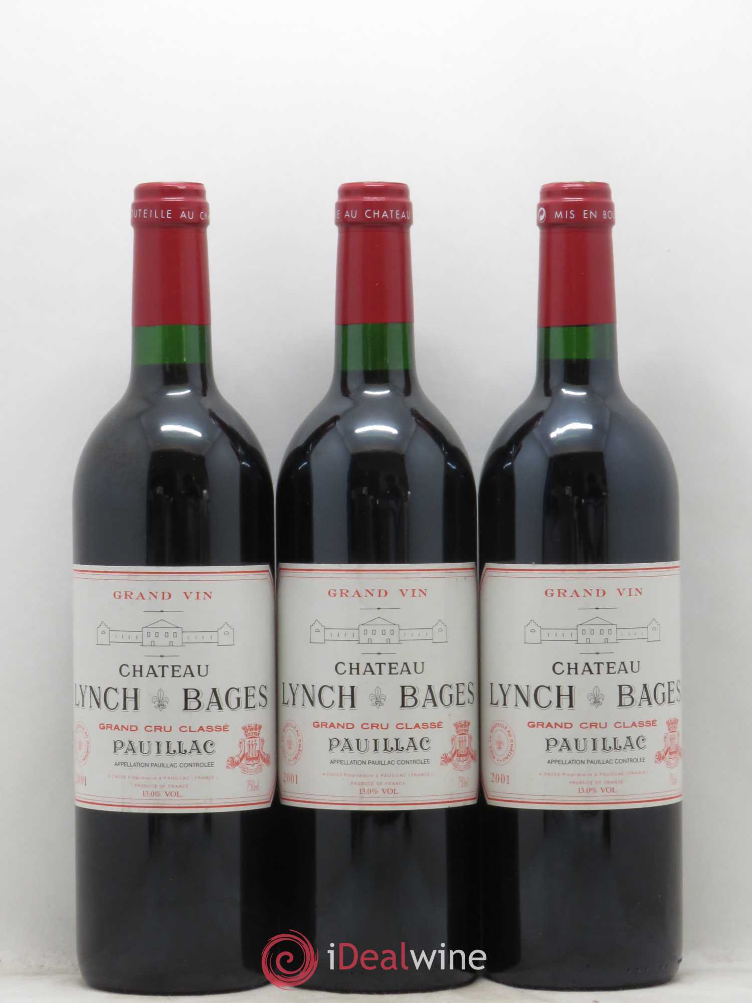 Château Lynch Bages 5ème Grand Cru Classé 2001 - Lot de 6 bouteilles - 1