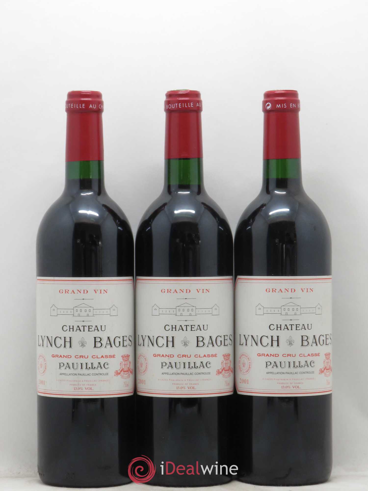 Château Lynch Bages 5ème Grand Cru Classé 2001 - Lot de 6 bouteilles - 2