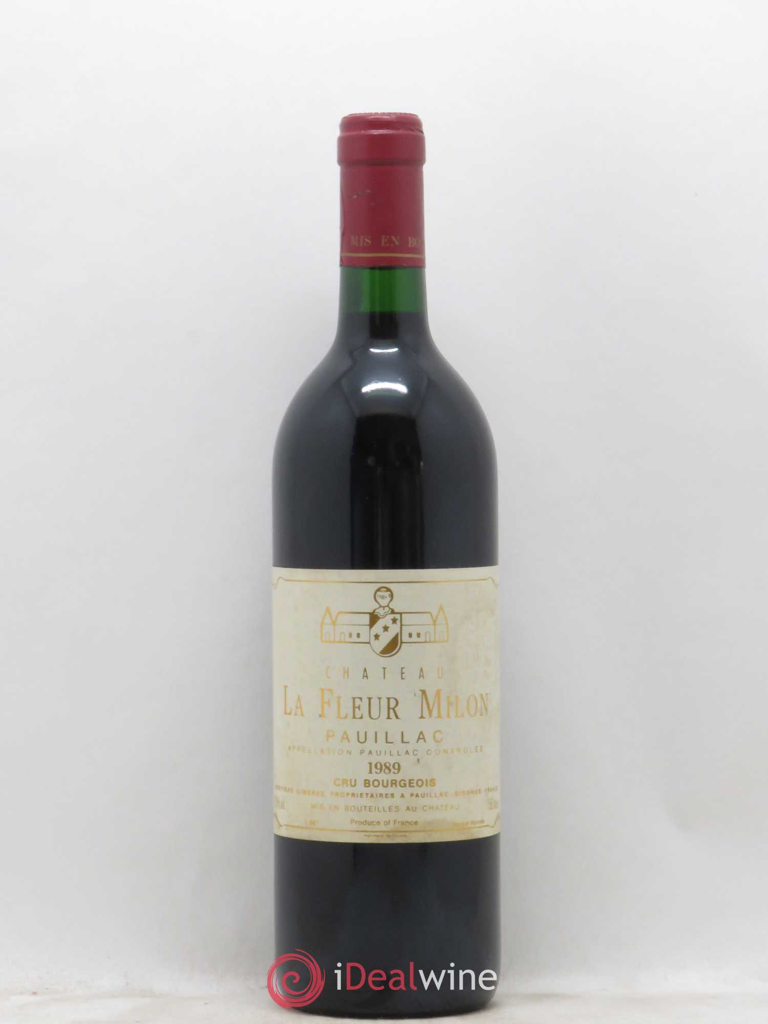Château la Fleur Milon Cru Bourgeois 1989 - Lot de 1 bouteille - 0