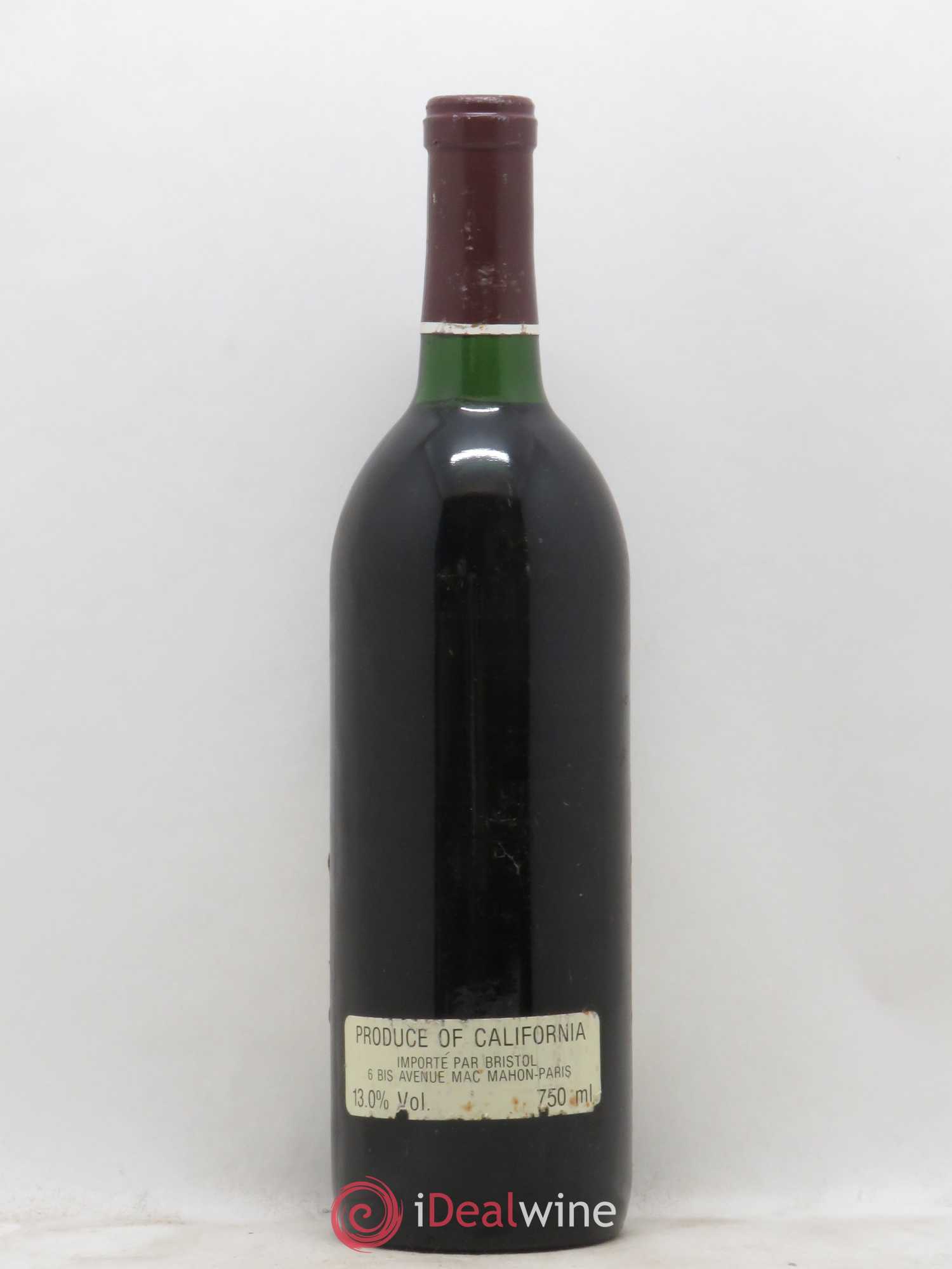 Cabernet Sauvignon Oakville Mondavi Winery 1983 - Lot de 1 bouteille - 1