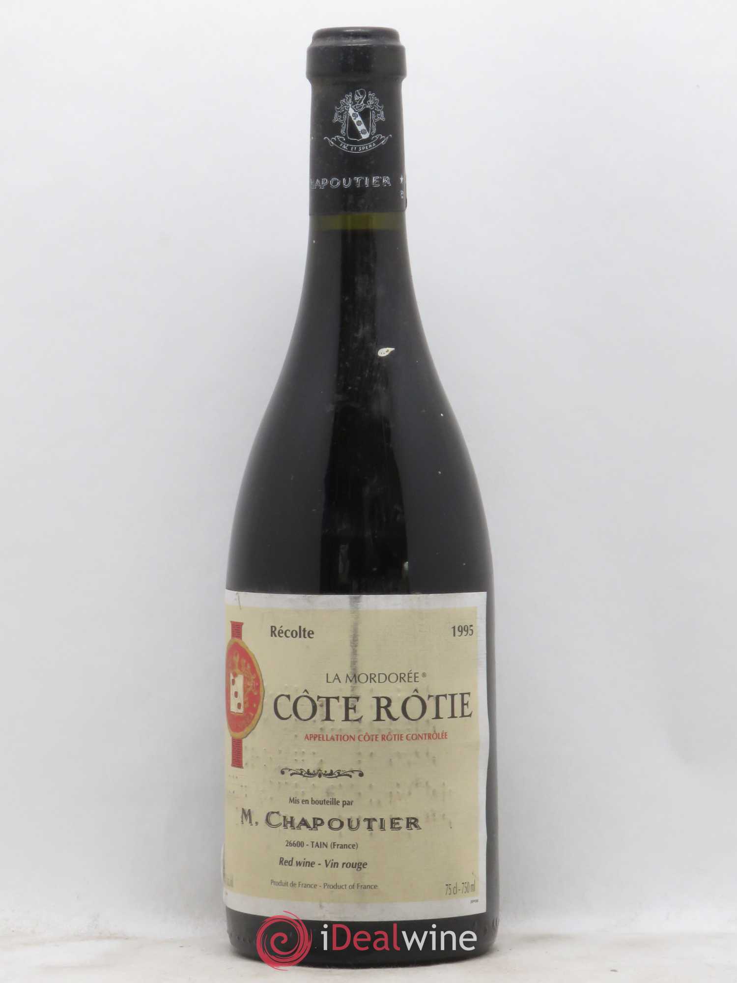 Côte-Rôtie La Mordorée Chapoutier 1995 - Lot de 1 bouteille - 0