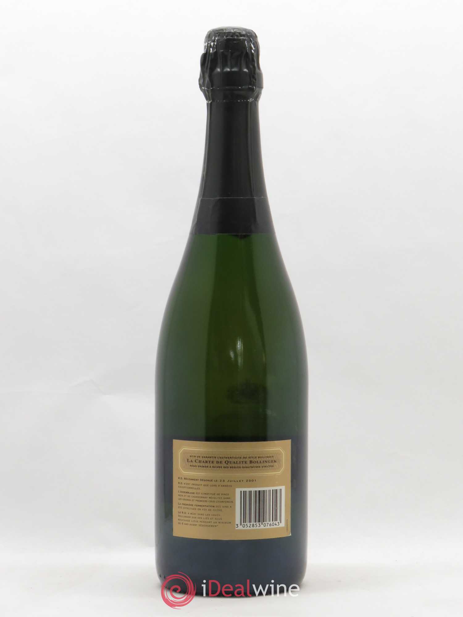 R.D. Extra-Brut Bollinger 1988 - Lot de 1 bouteille - 1