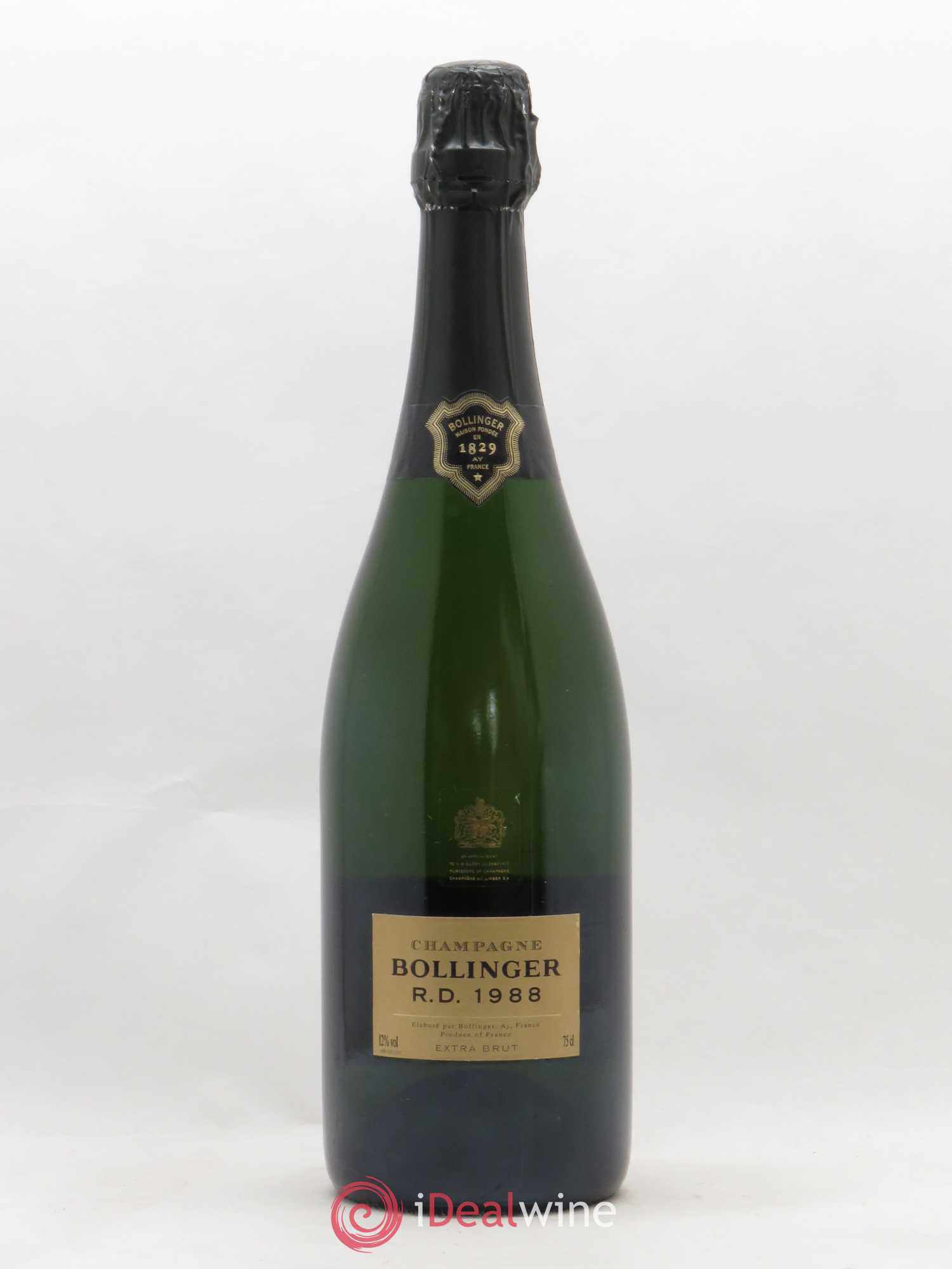 R.D. Extra-Brut Bollinger 1988 - Lot de 1 bouteille - 0