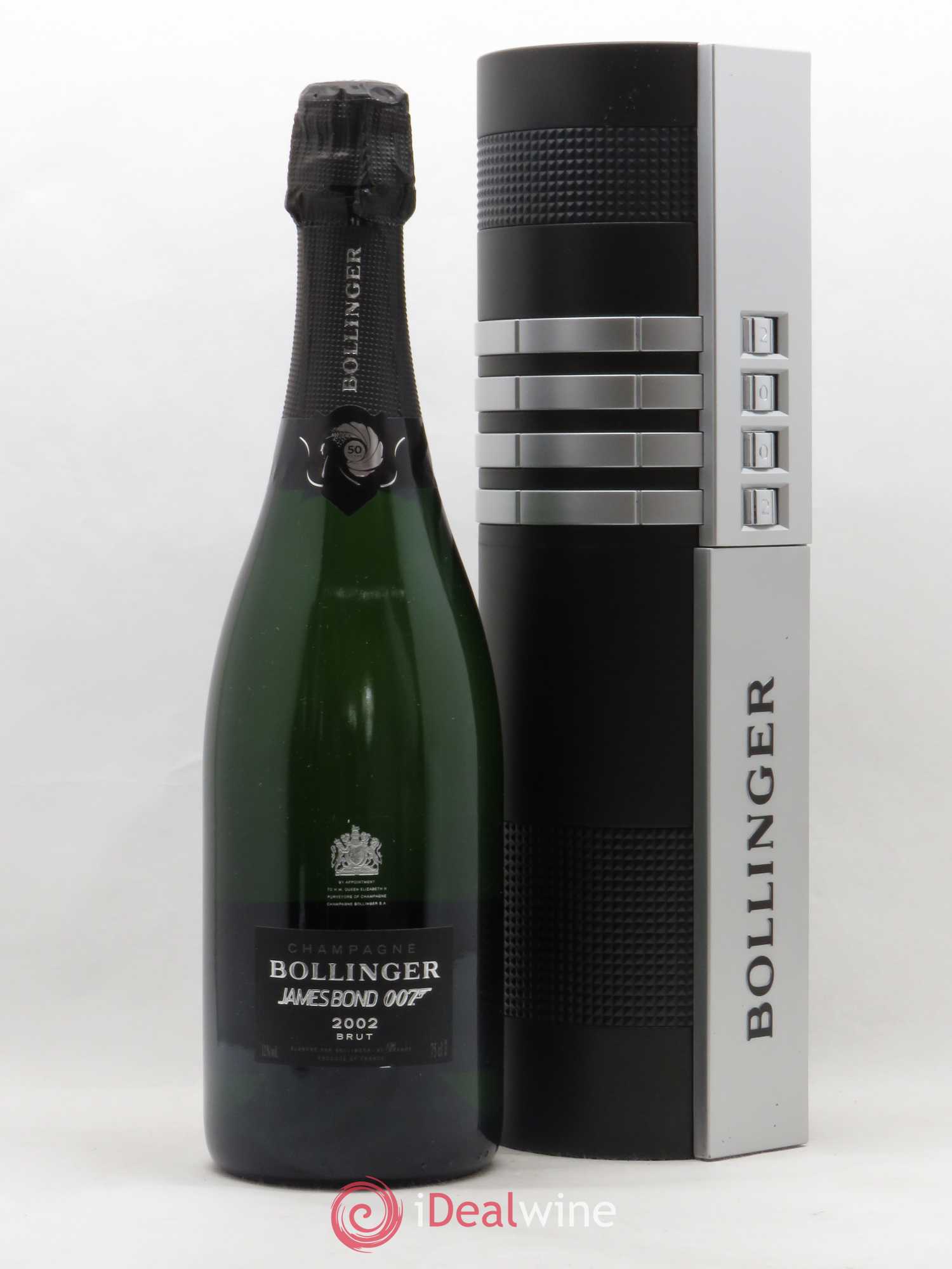 James Bond 007 Bollinger 2002 - Lot of 3 bottles - 2