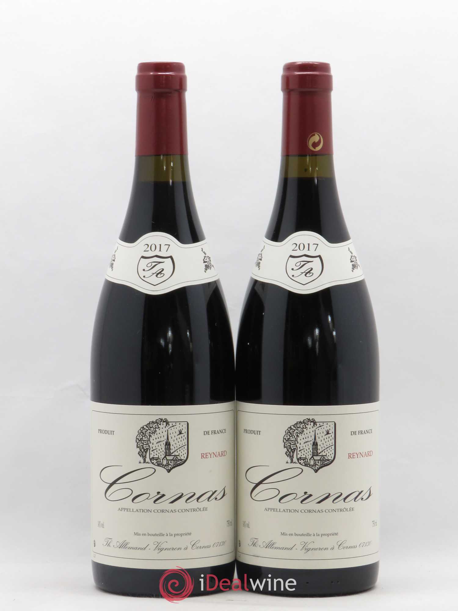 Cornas Reynard Thierry Allemand 2017 - Lot de 2 bouteilles - 0