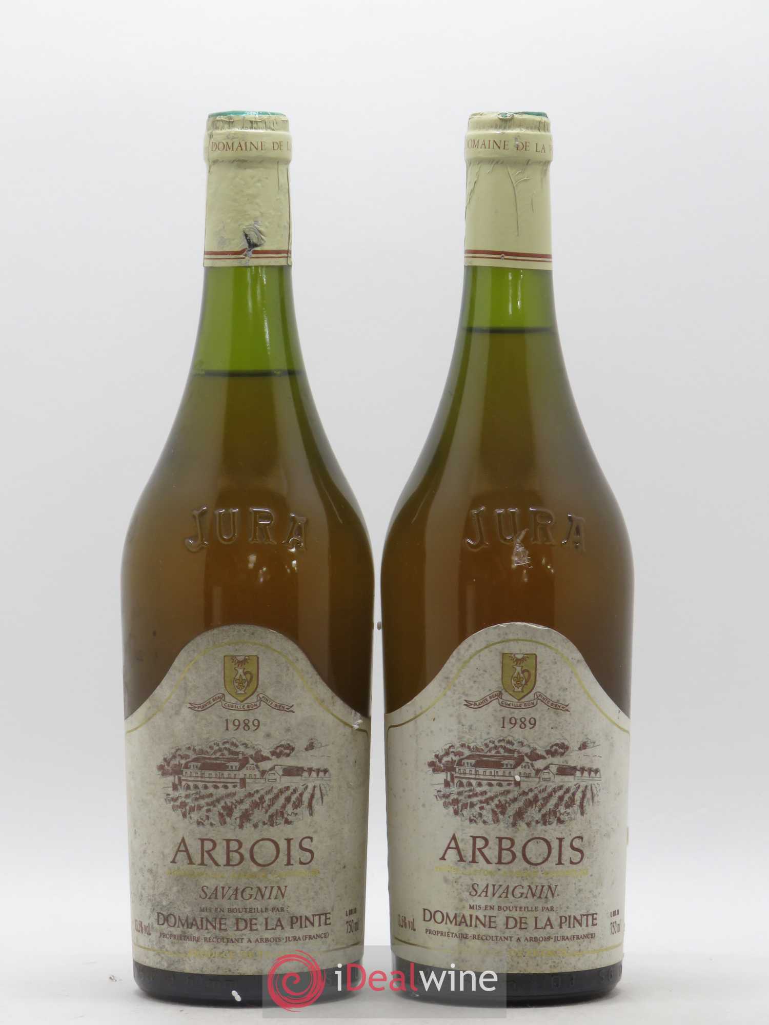 Arbois Savagnin domaine de La Pinte (sans prix de réserve) 1989 - Posten von 2 Flaschen - 0
