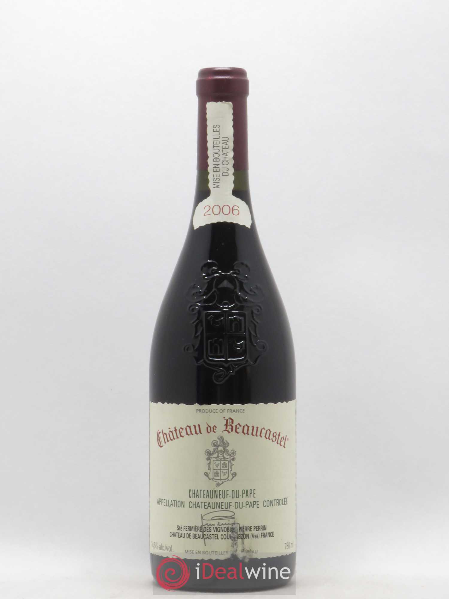 Châteauneuf-du-Pape Château de Beaucastel Famille Perrin 2006 - Lot de 1 bouteille - 0