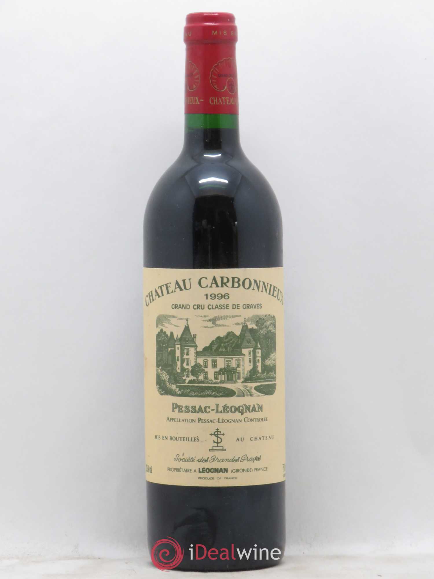 Château Carbonnieux Cru Classé de Graves 1996 - Lot de 1 bouteille - 0