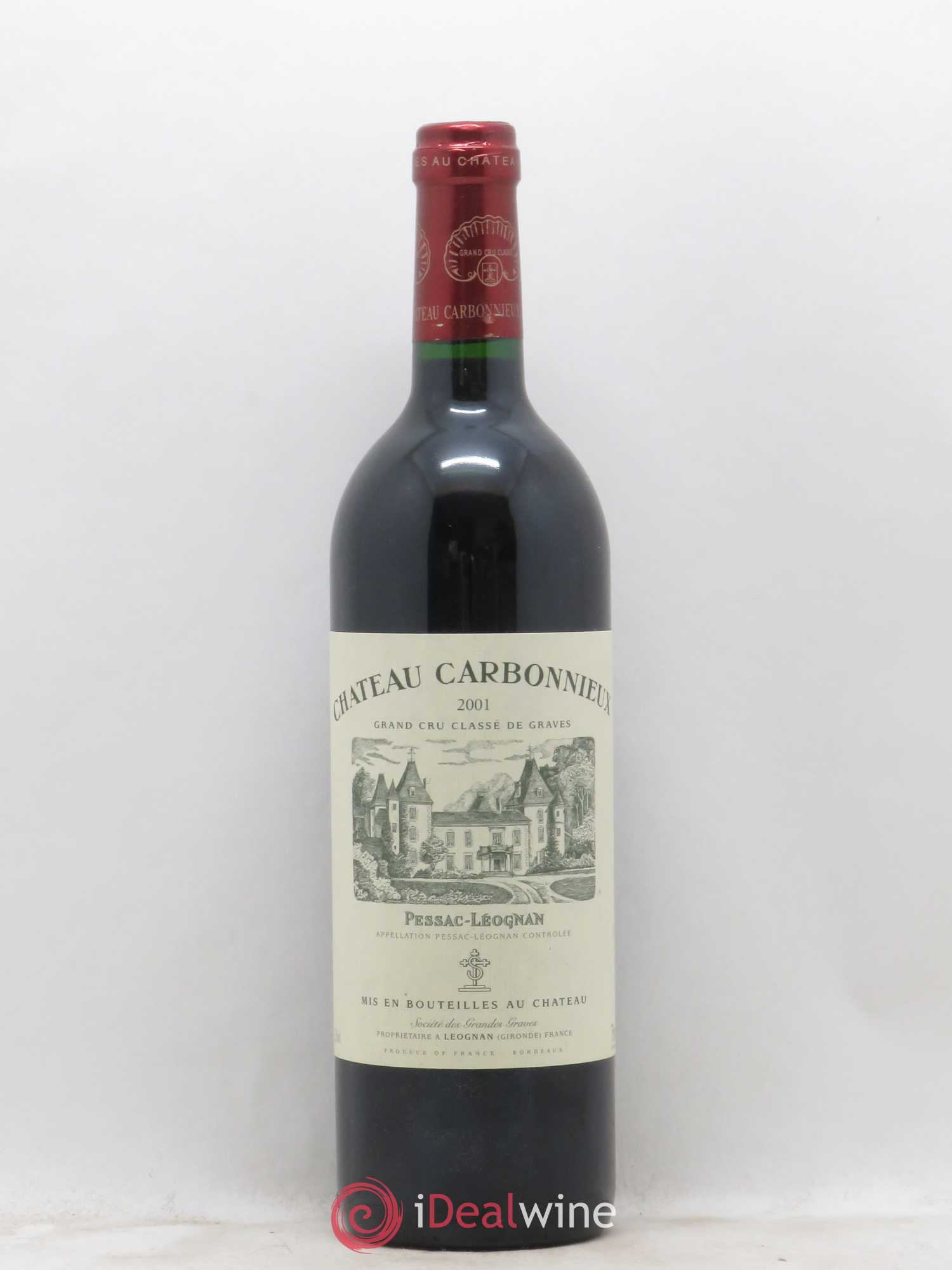 Château Carbonnieux Cru Classé de Graves 2001 - Lot de 1 bouteille - 0
