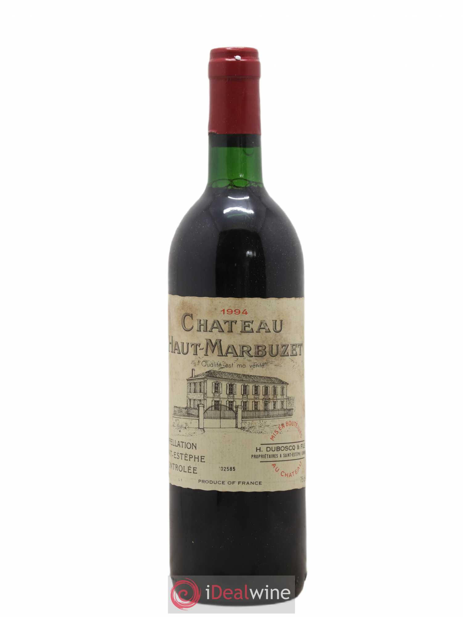 Château Haut Marbuzet 1994 - Lot de 1 bouteille - 0