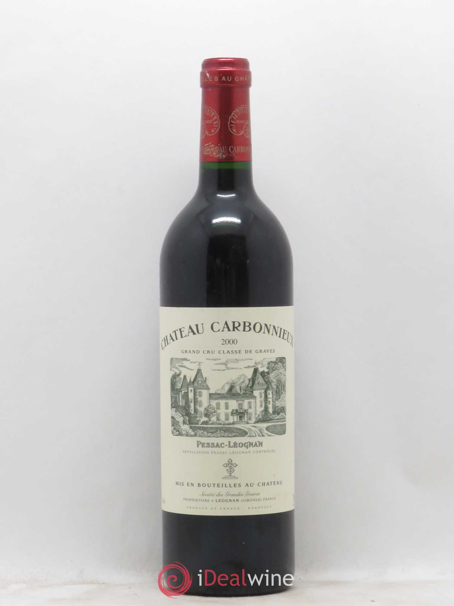 Château Carbonnieux Cru Classé de Graves 2000 - Lot de 1 bouteille - 0