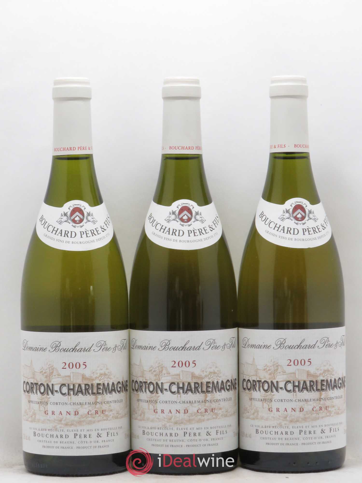 Corton-Charlemagne Grand Cru Bouchard Père & Fils 2005 - Lot de 3 bouteilles - 0