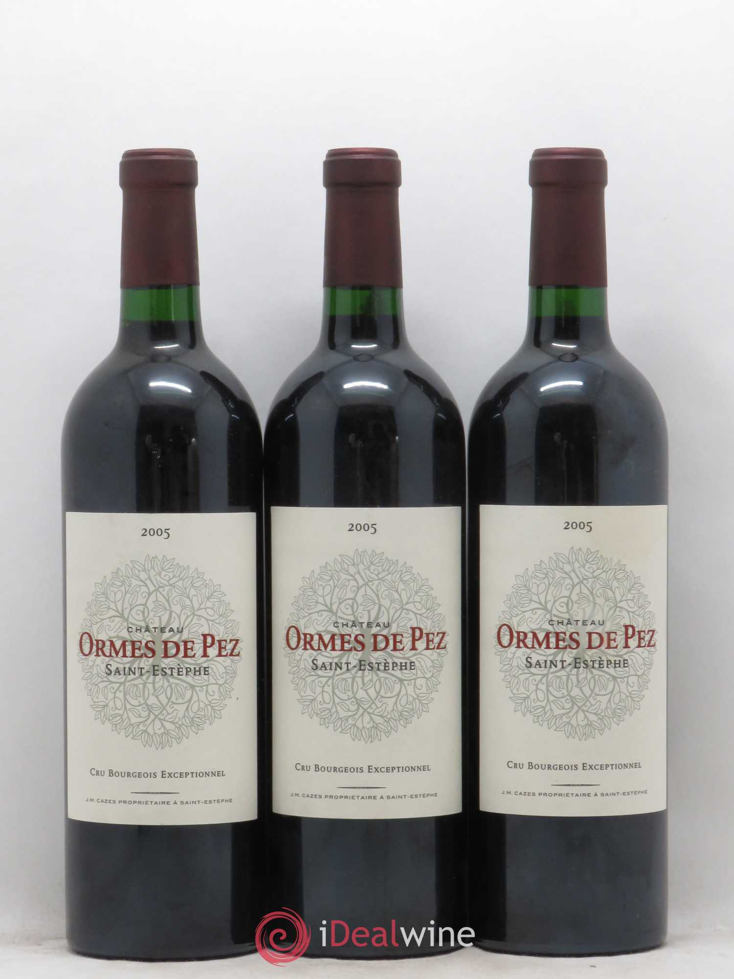 Château les Ormes de Pez 2005 - Lot de 3 bouteilles - 0