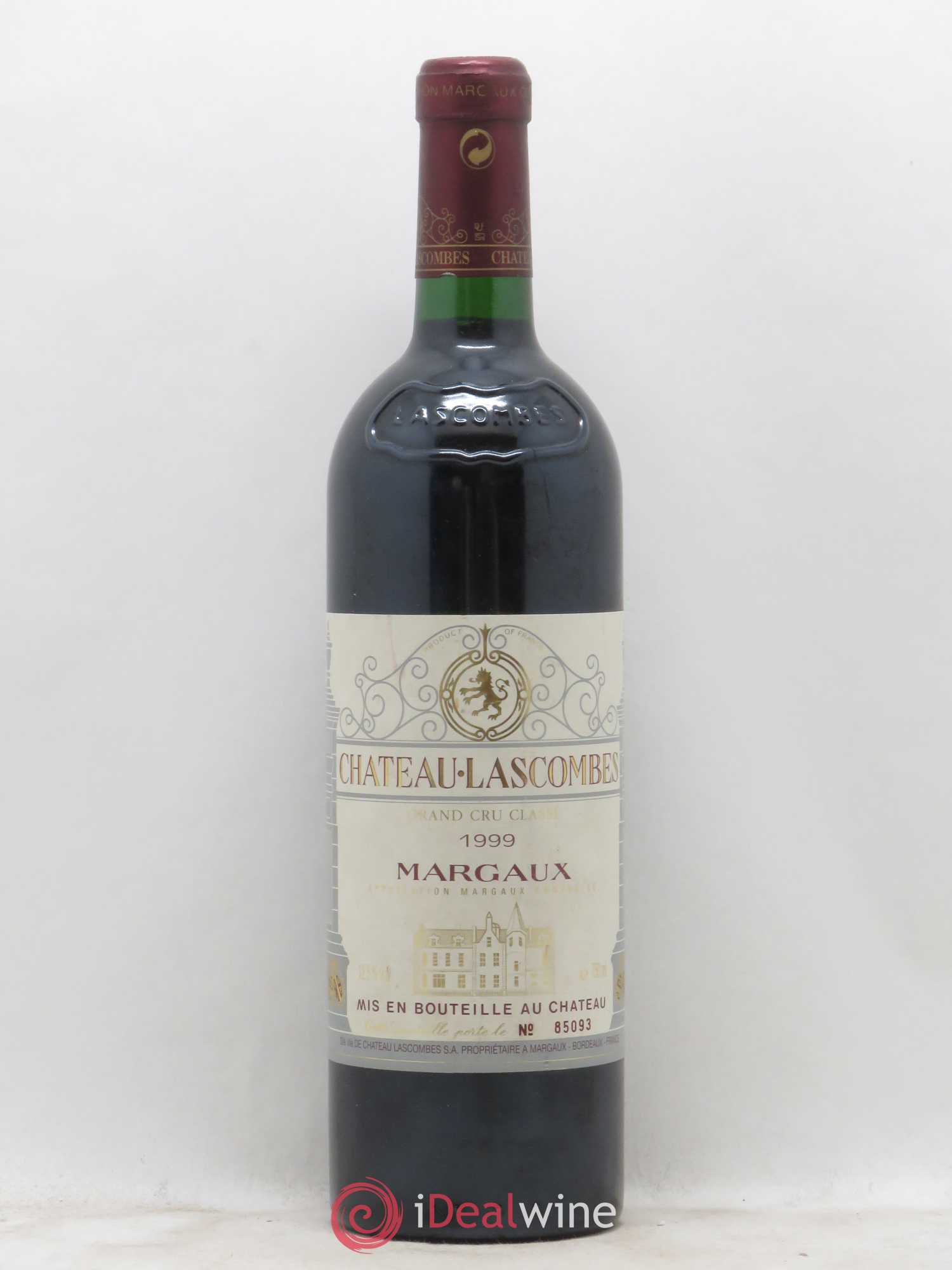 Château Lascombes 2ème Grand Cru Classé 1999 - Lot de 1 bouteille - 0