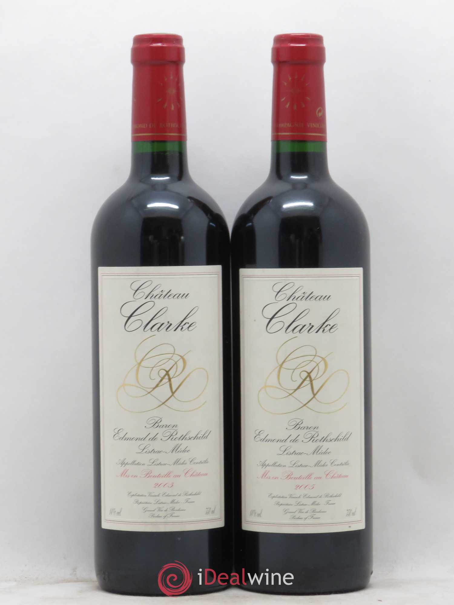 Château Clarke 2005 - Lot de 2 bouteilles - 0