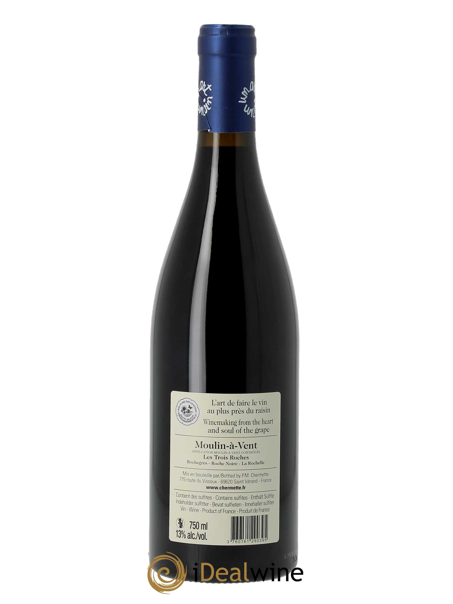 Moulin à Vent Les Trois Roches Domaine du Vissoux - P-M. Chermette 2021 - Lot of 1 bottle - 2