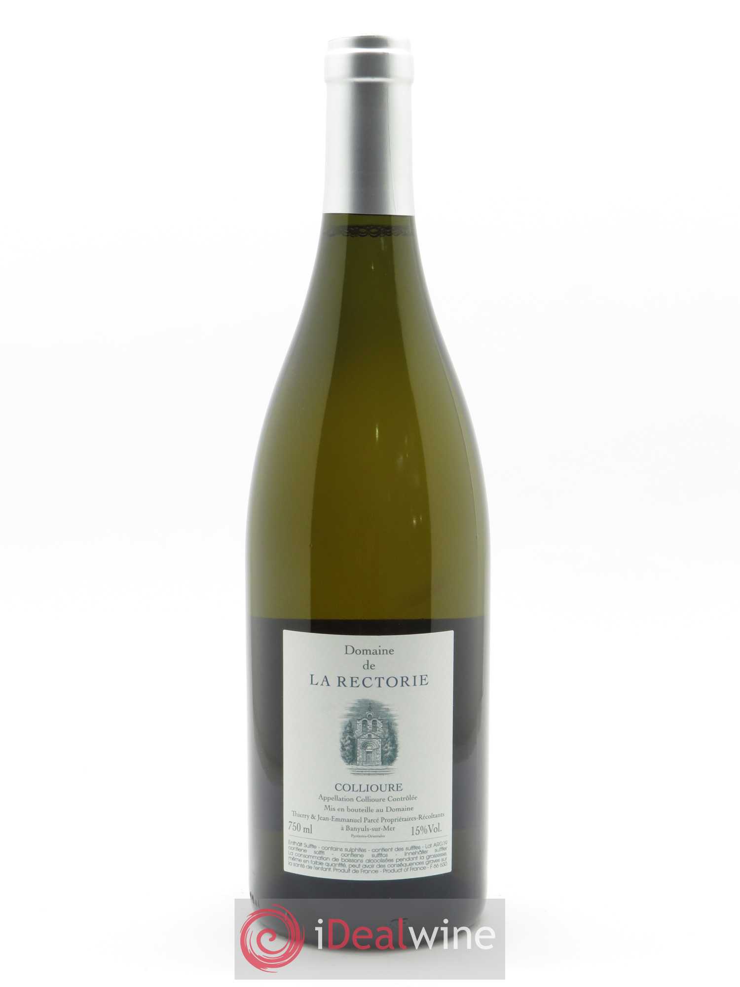 Collioure La Rectorie (Domaine de) L'Argile Thierry et Jean Emmanuel Parcé 2019 - Lot de 1 bouteille - 1